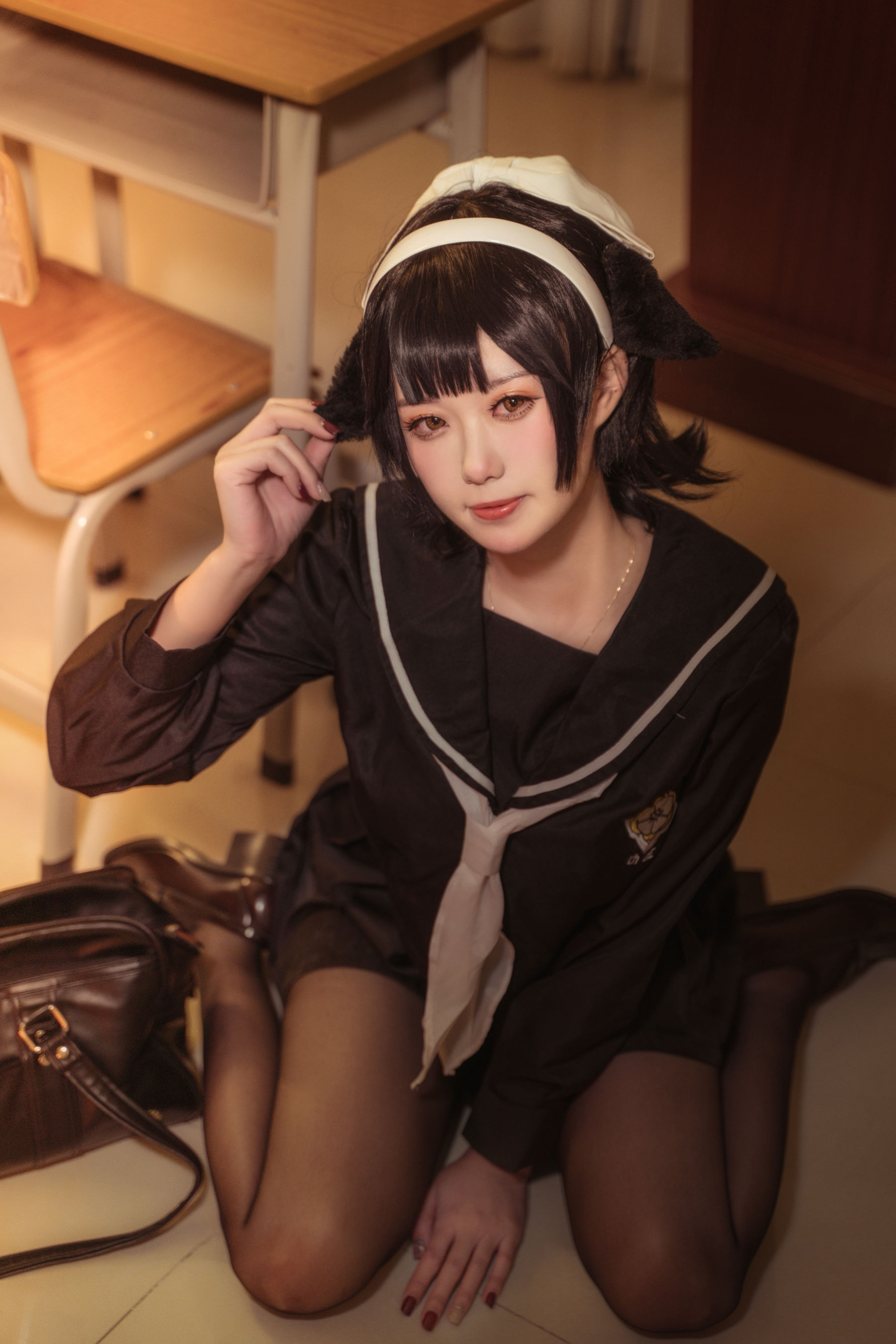 [福利COS] 贞子蜜桃 - 碧蓝航线 爱宕高雄制服第11张
