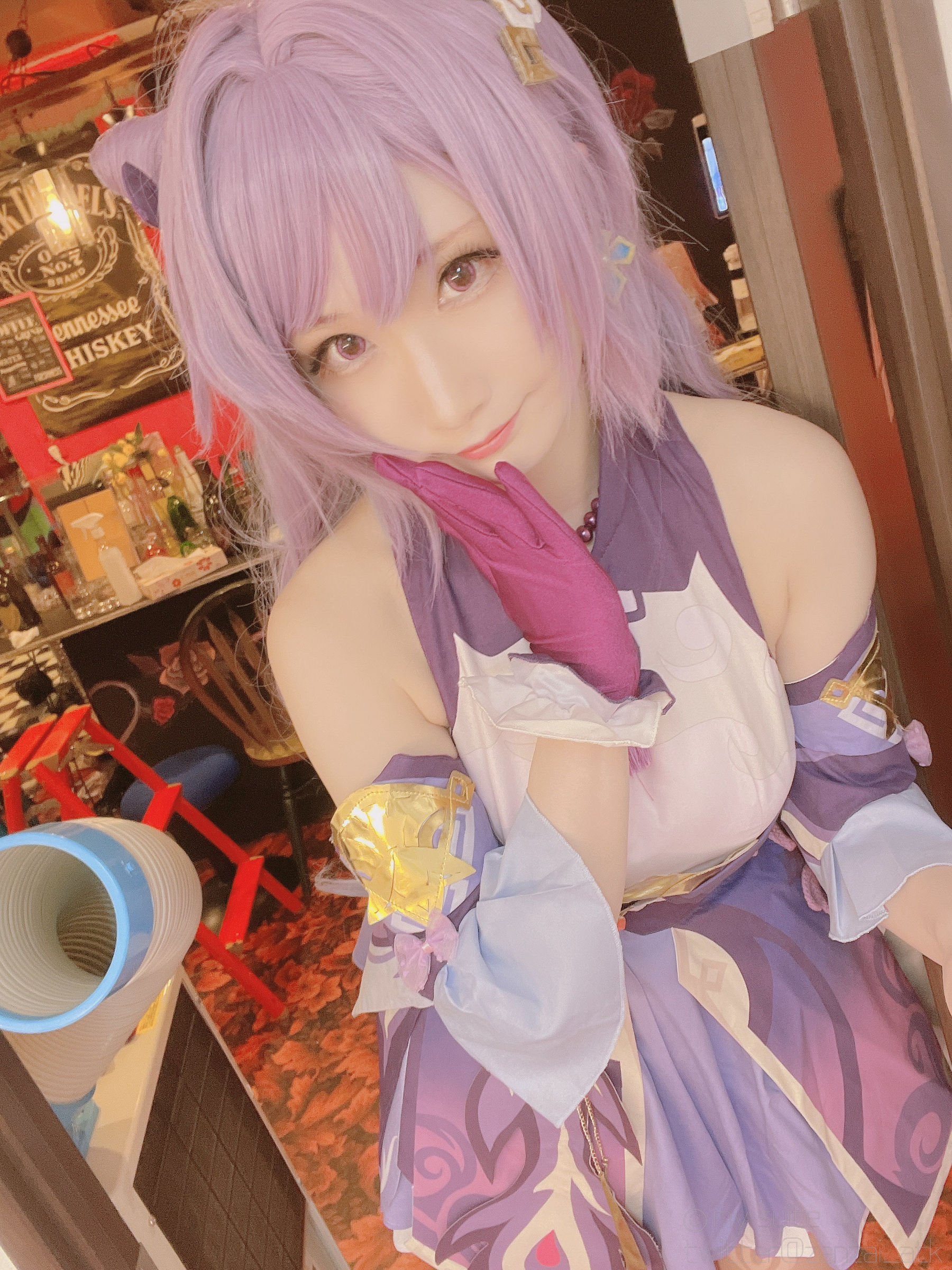 [福利COS] (Cosplay)[my suite] Atsuki あつき - Keqing 刻晴 (Genshin Impact)第10张