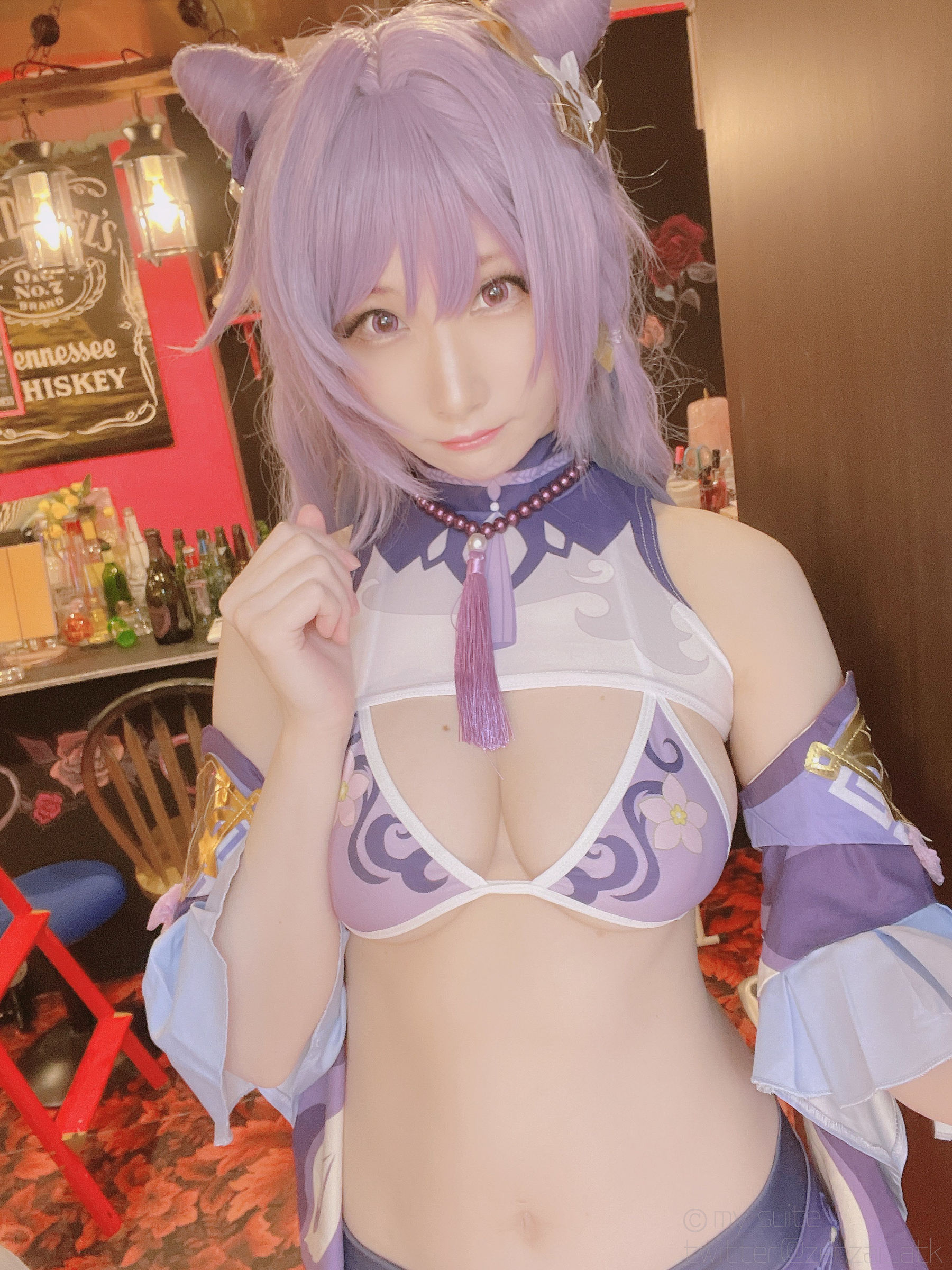 [福利COS] (Cosplay)[my suite] Atsuki あつき - Keqing 刻晴 (Genshin Impact)第12张