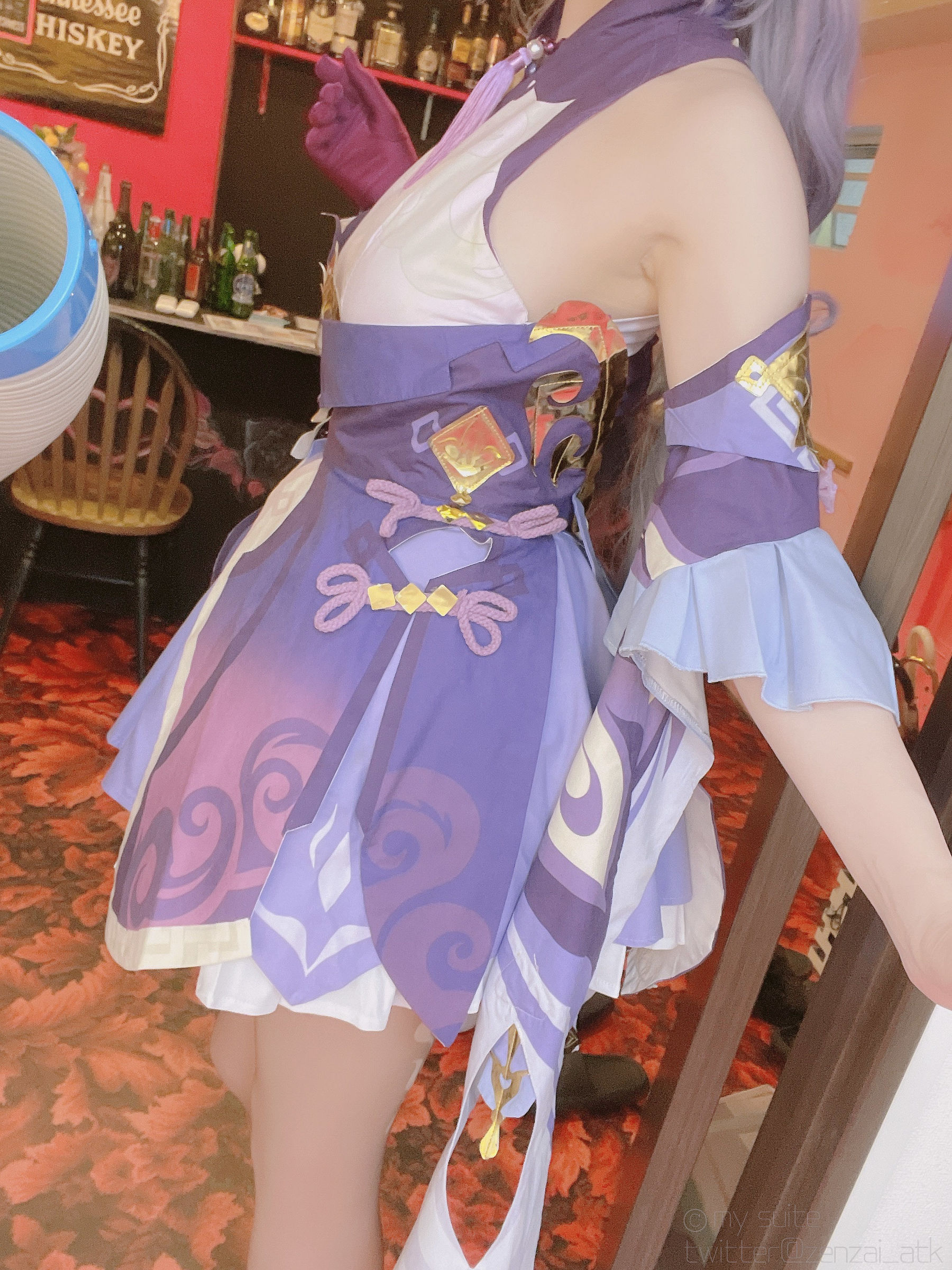 [福利COS] (Cosplay)[my suite] Atsuki あつき - Keqing 刻晴 (Genshin Impact)第1张