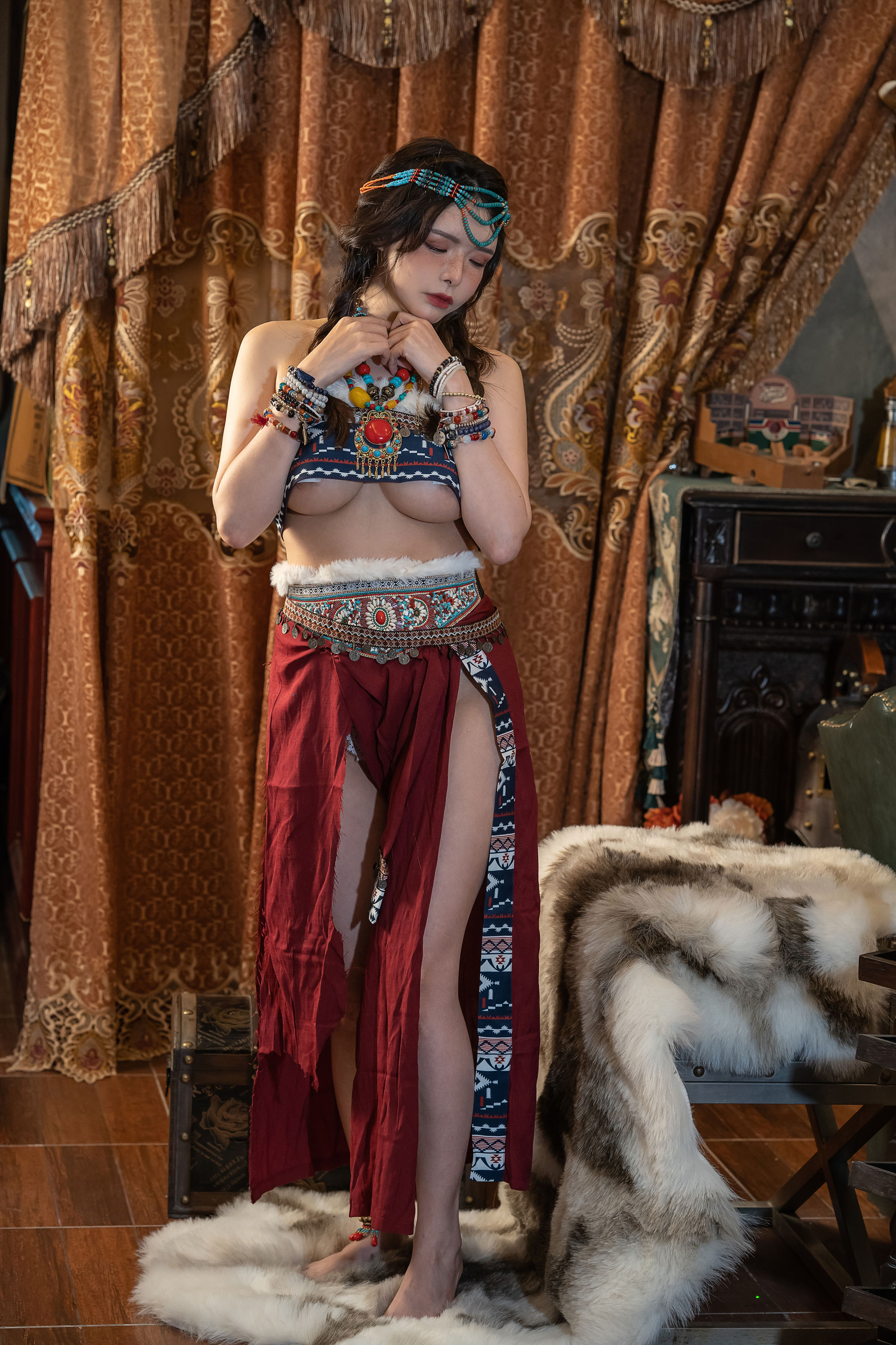 [福利COS] 秋和柯基(夏小秋秋秋) - 雀斑少女第13张