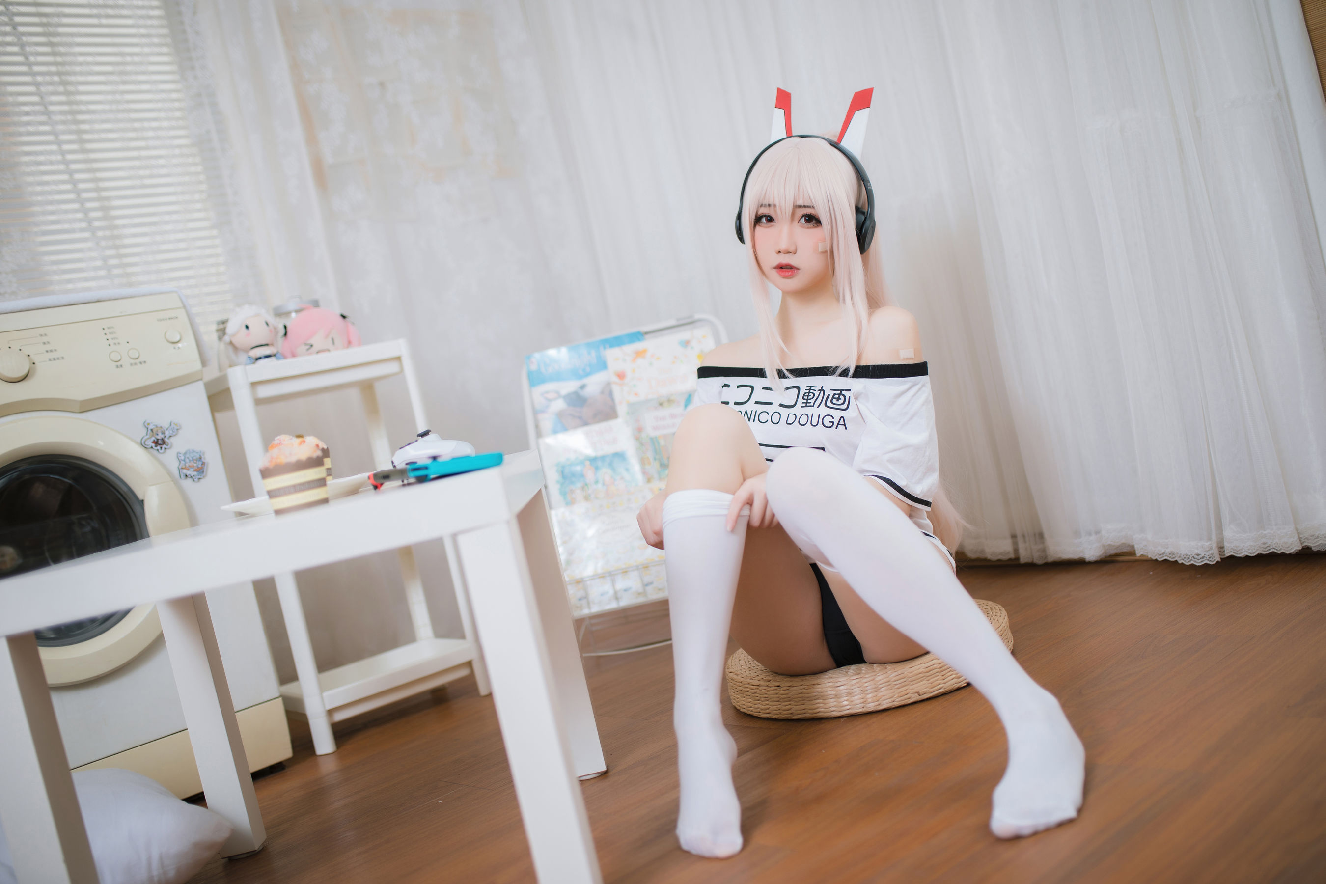 [福利COS] 焖焖碳 - 绫波 宅版本第1张