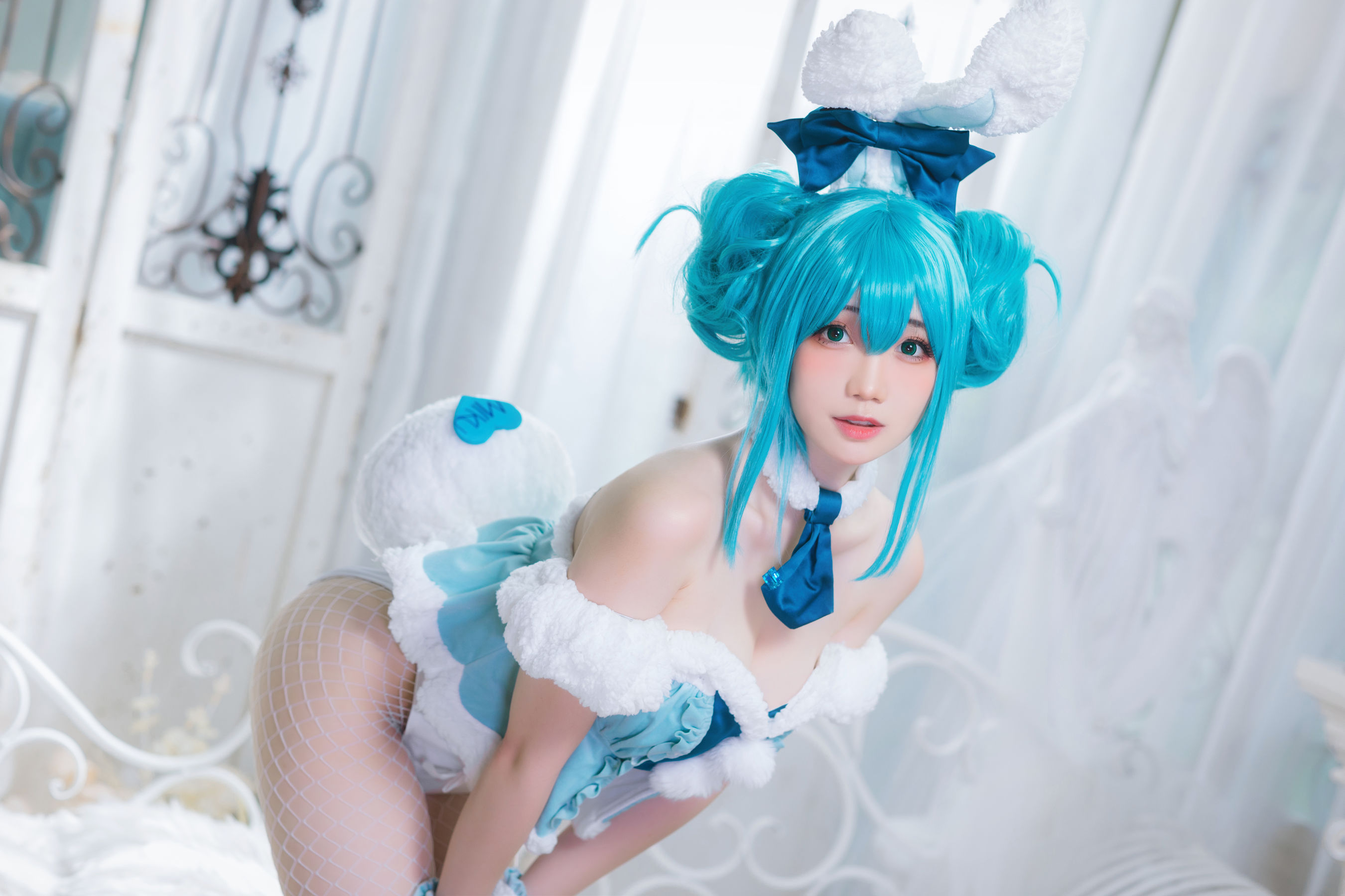 [福利COS] 焖焖碳 - 初音兔女郎第7张