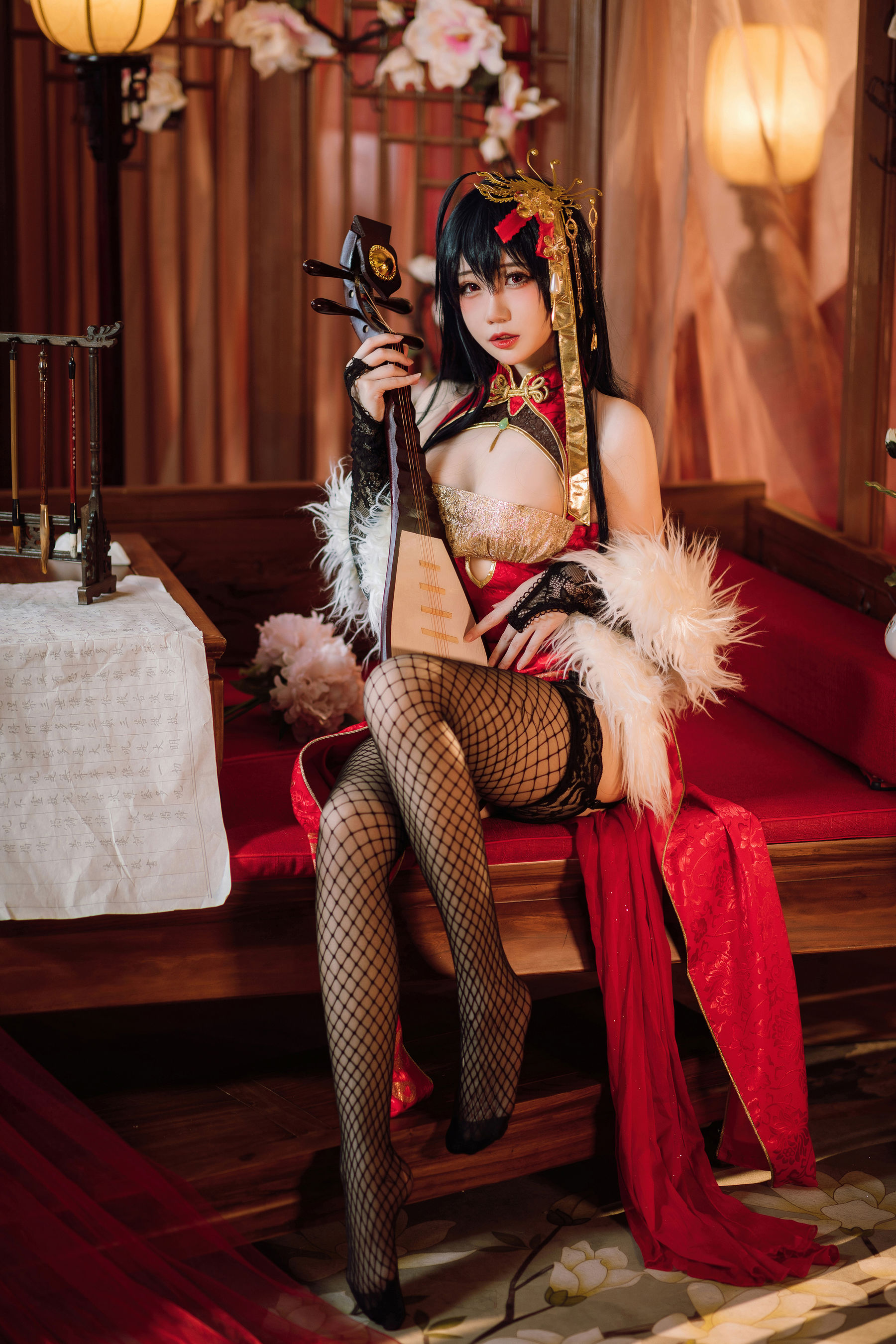 [福利COS] 焖焖碳 - 大凤旗袍第3张