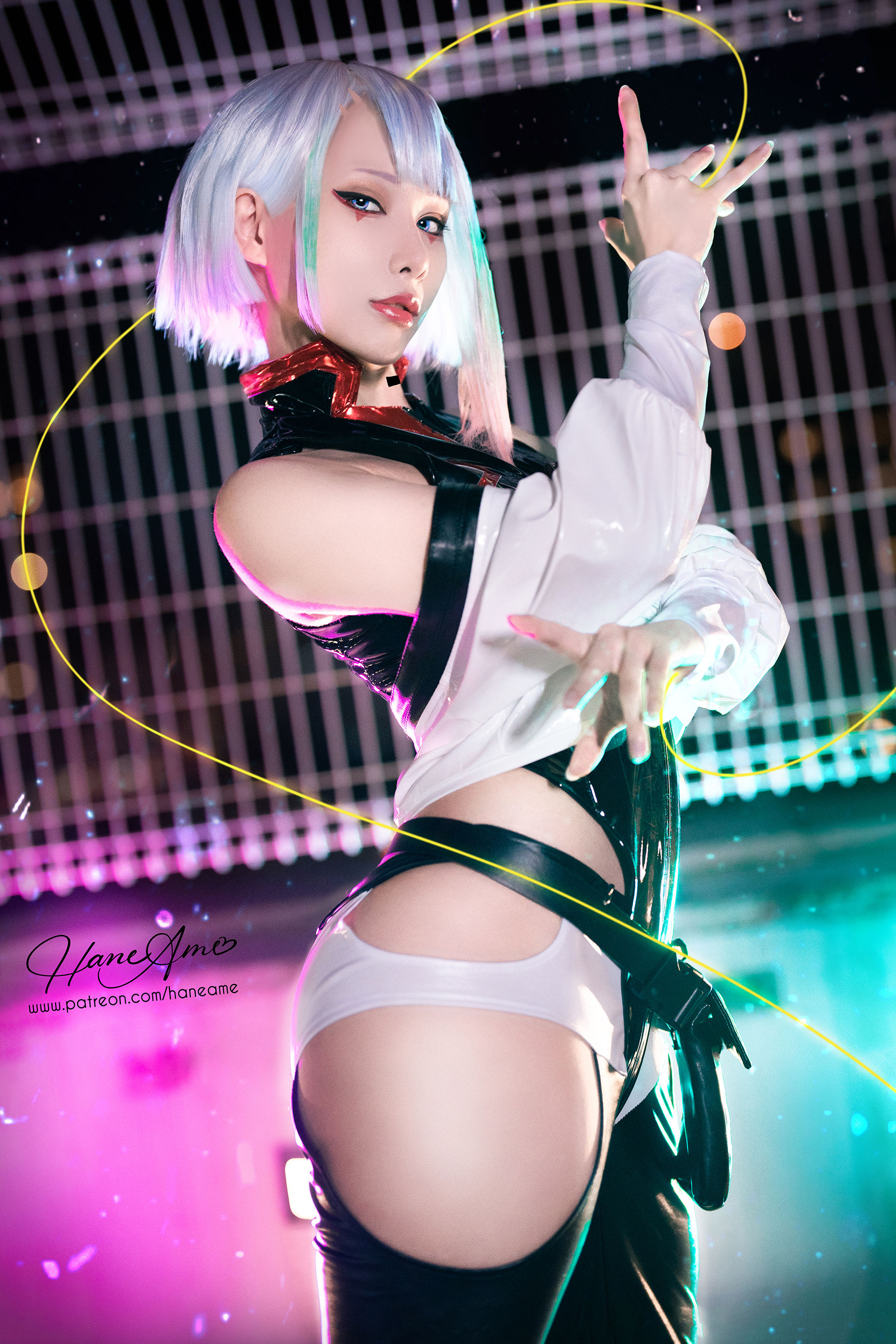 [福利COS] Hane Ame 雨波写真 - Cyberpunk Lucy第1张