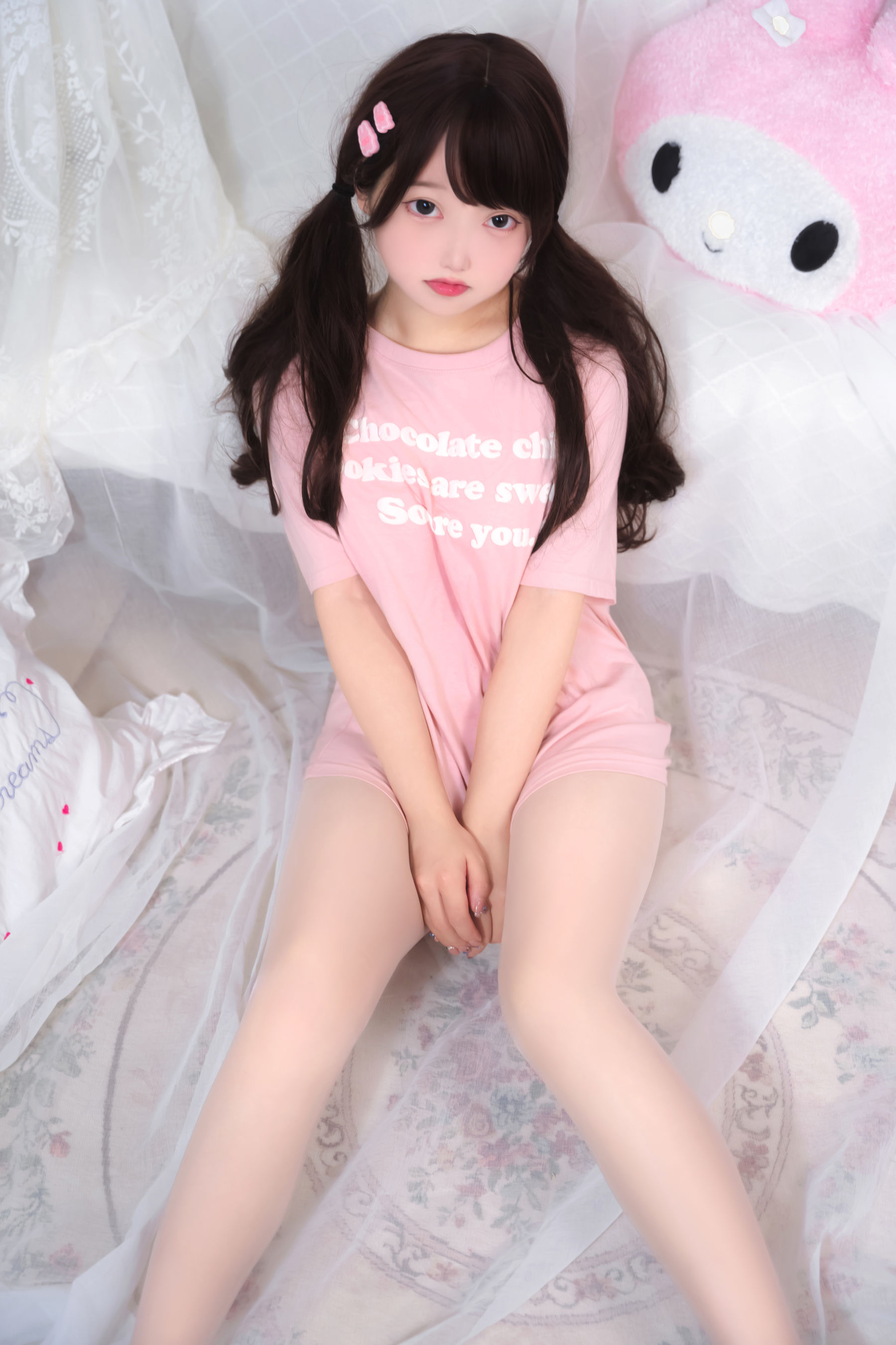 [福利COS] eloise软软 - 乖乖的白丝第1张