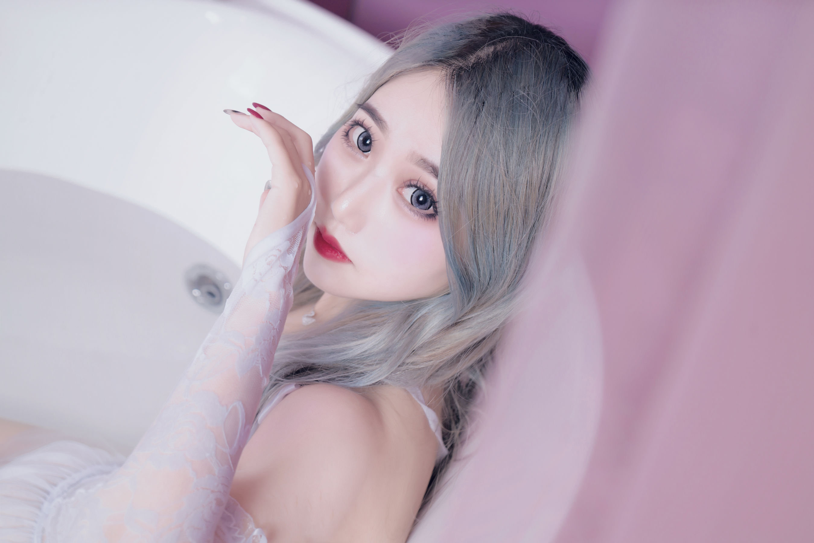 [福利COS] eloise软软 - 入水蕾丝第8张