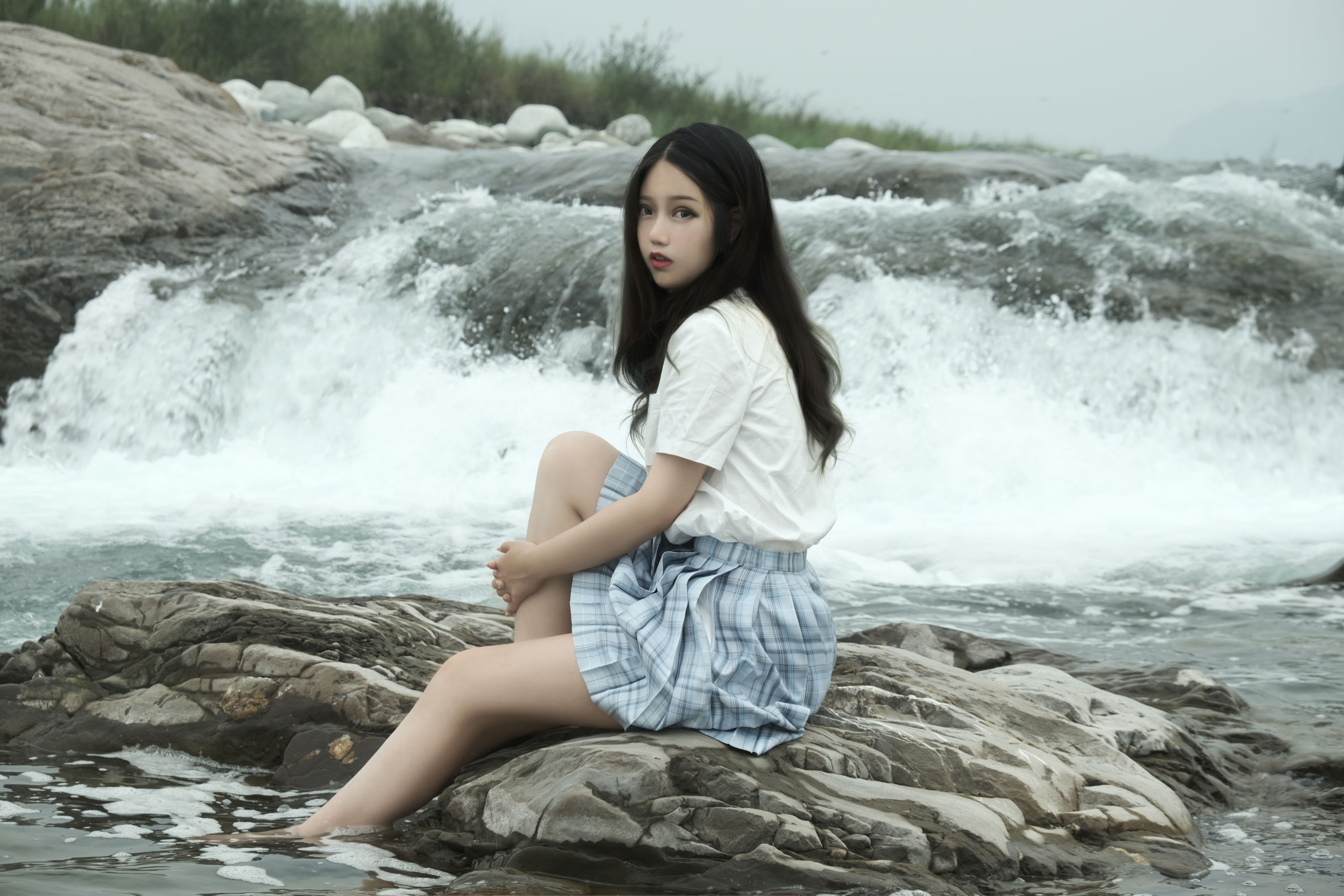 [福利COS] eloise软软 - 河边JK第7张