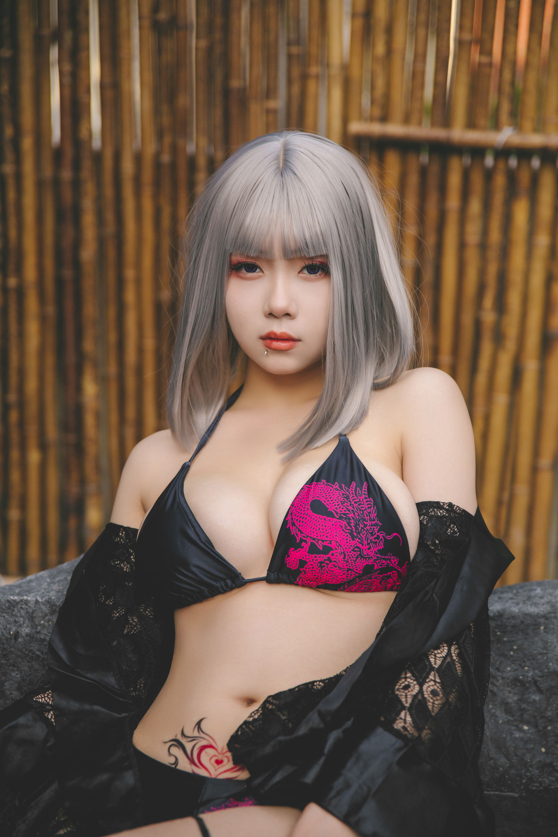 [福利COS] 末夜787 - 五月舰长 和服第21张