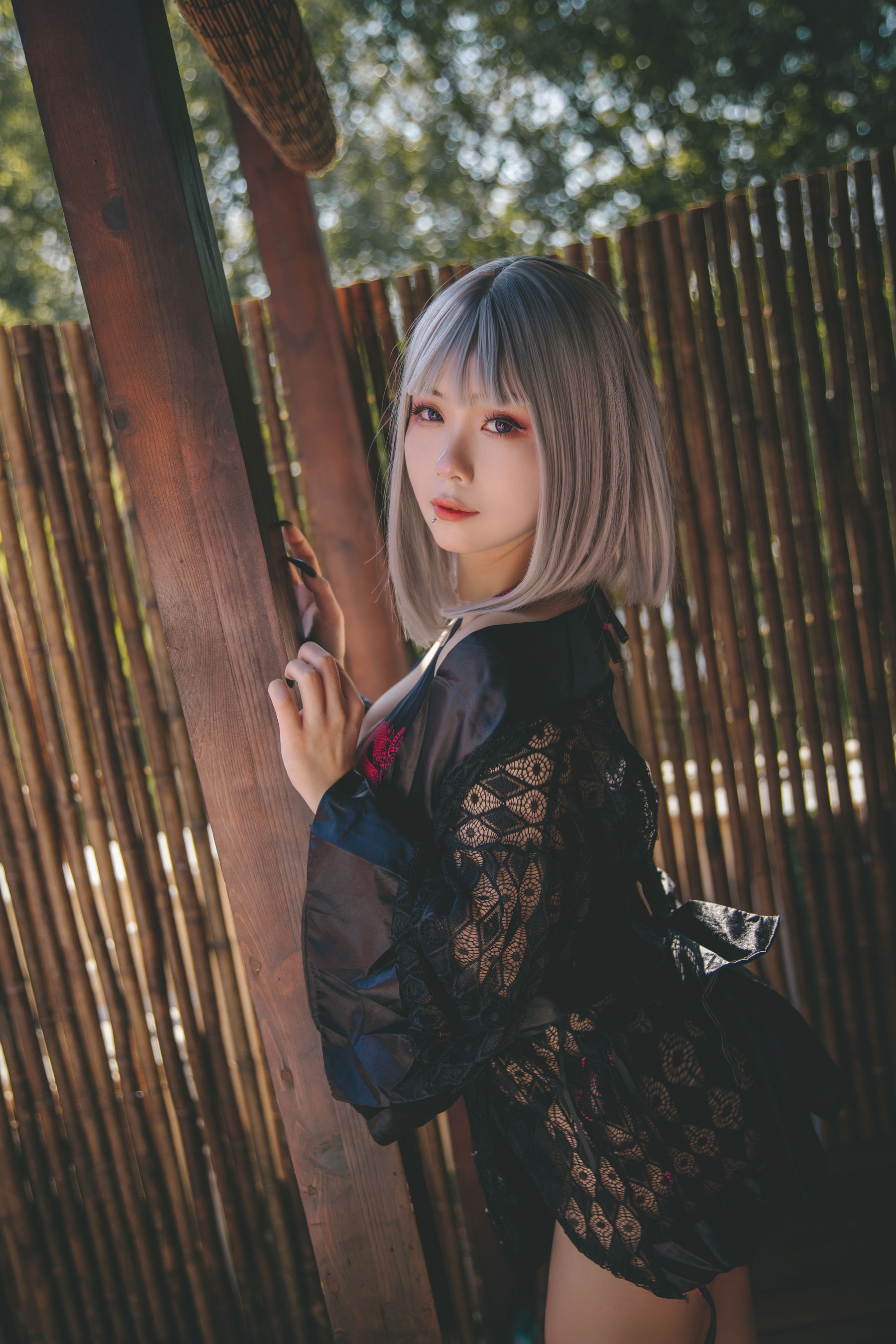 [福利COS] 末夜787 - 五月舰长 和服第9张