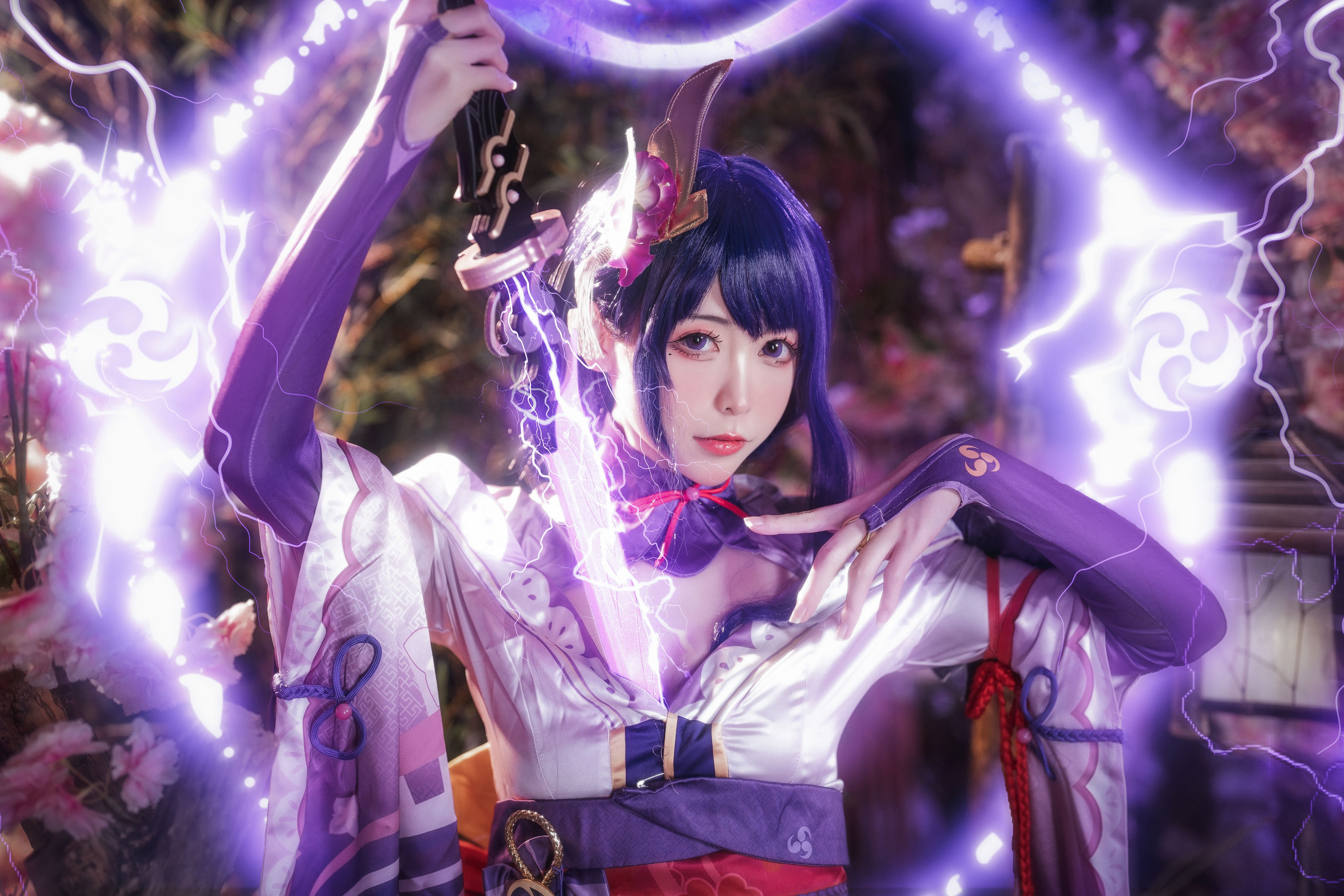 [福利COS] 樱岛嗷一 - 雷电将军第7张