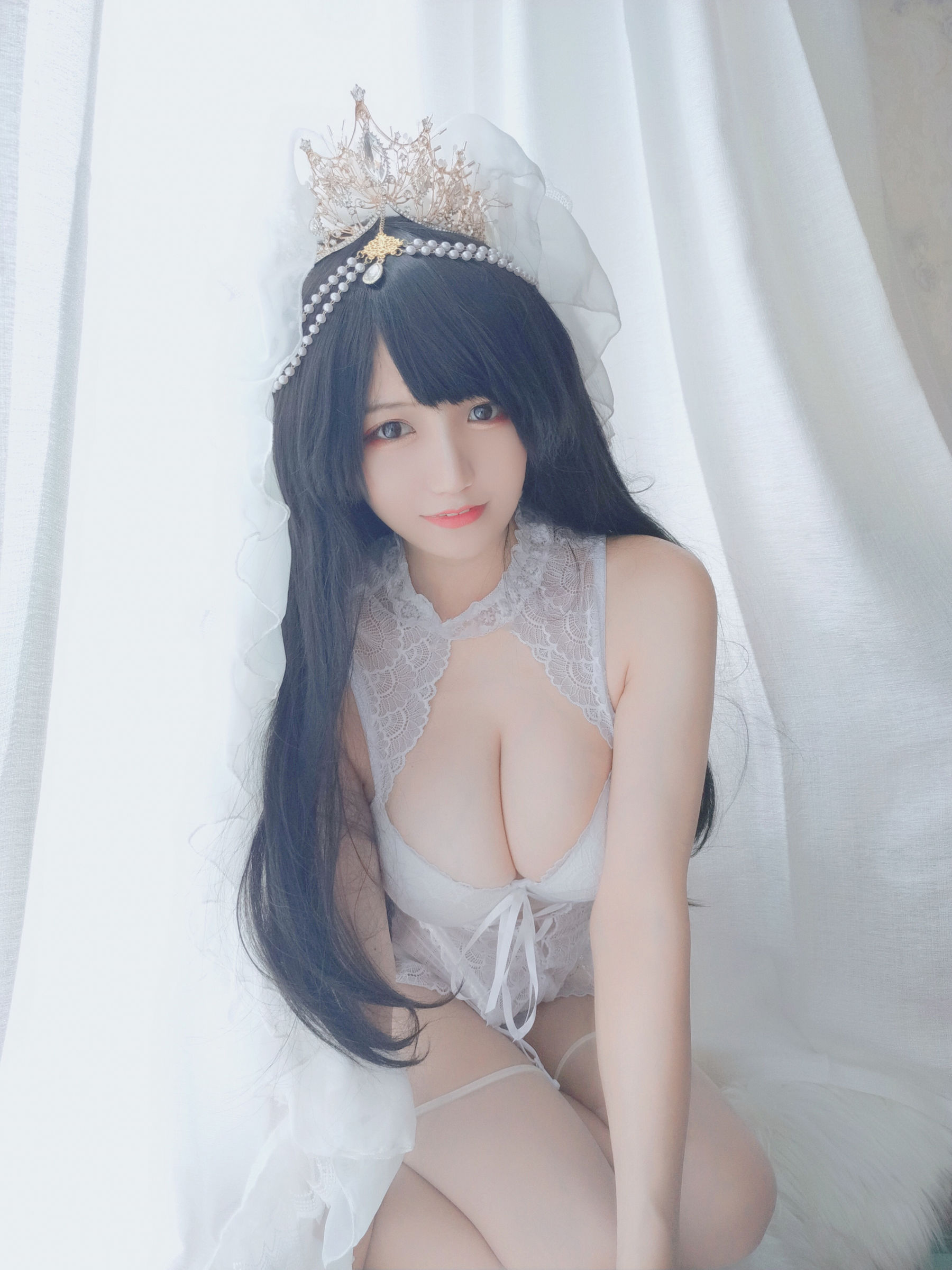 [福利COS] 动漫博主小仓千代w - 可可爱爱花嫁第8张