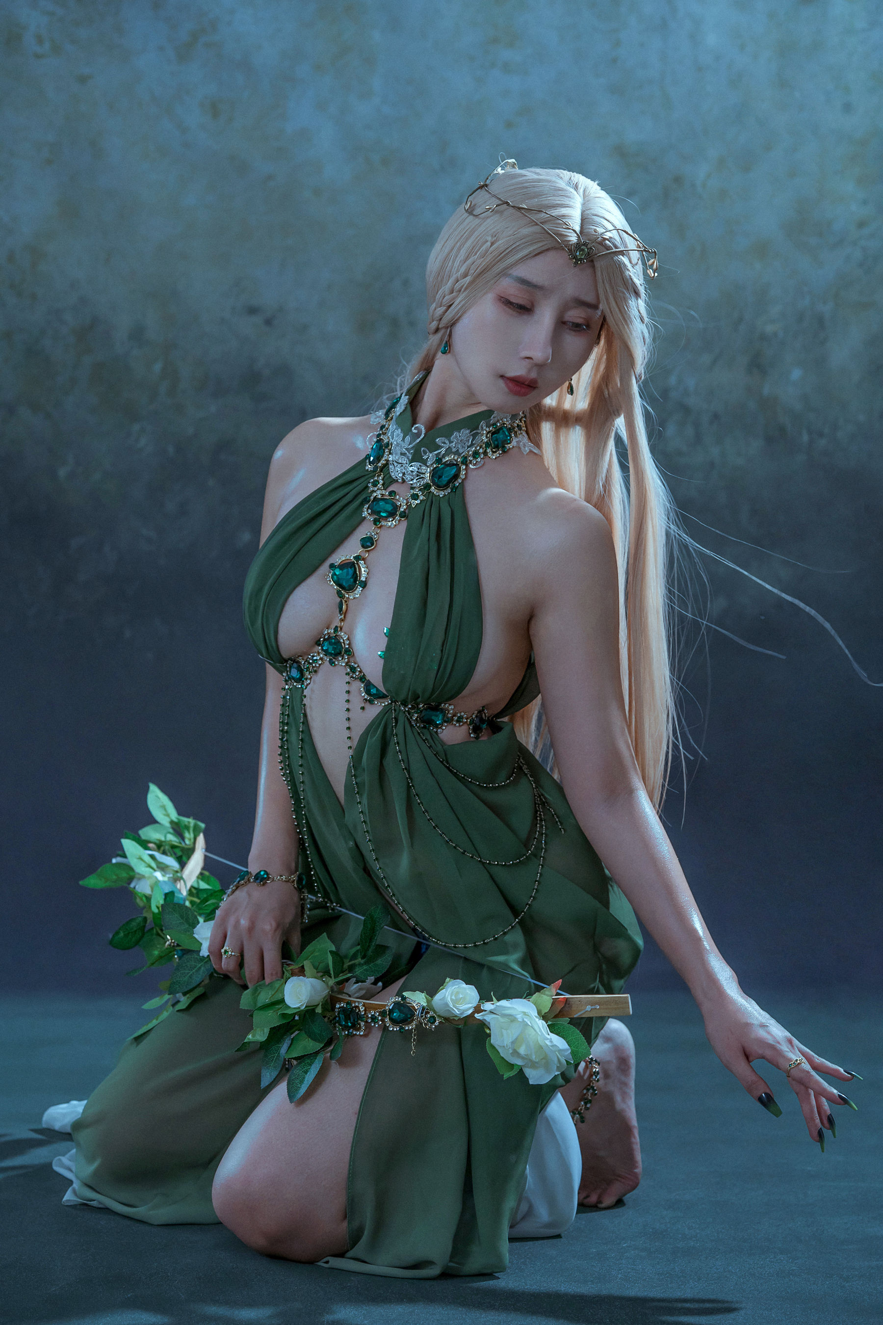 [福利COS] 云溪溪 - 奶桃 孔雀石第3张