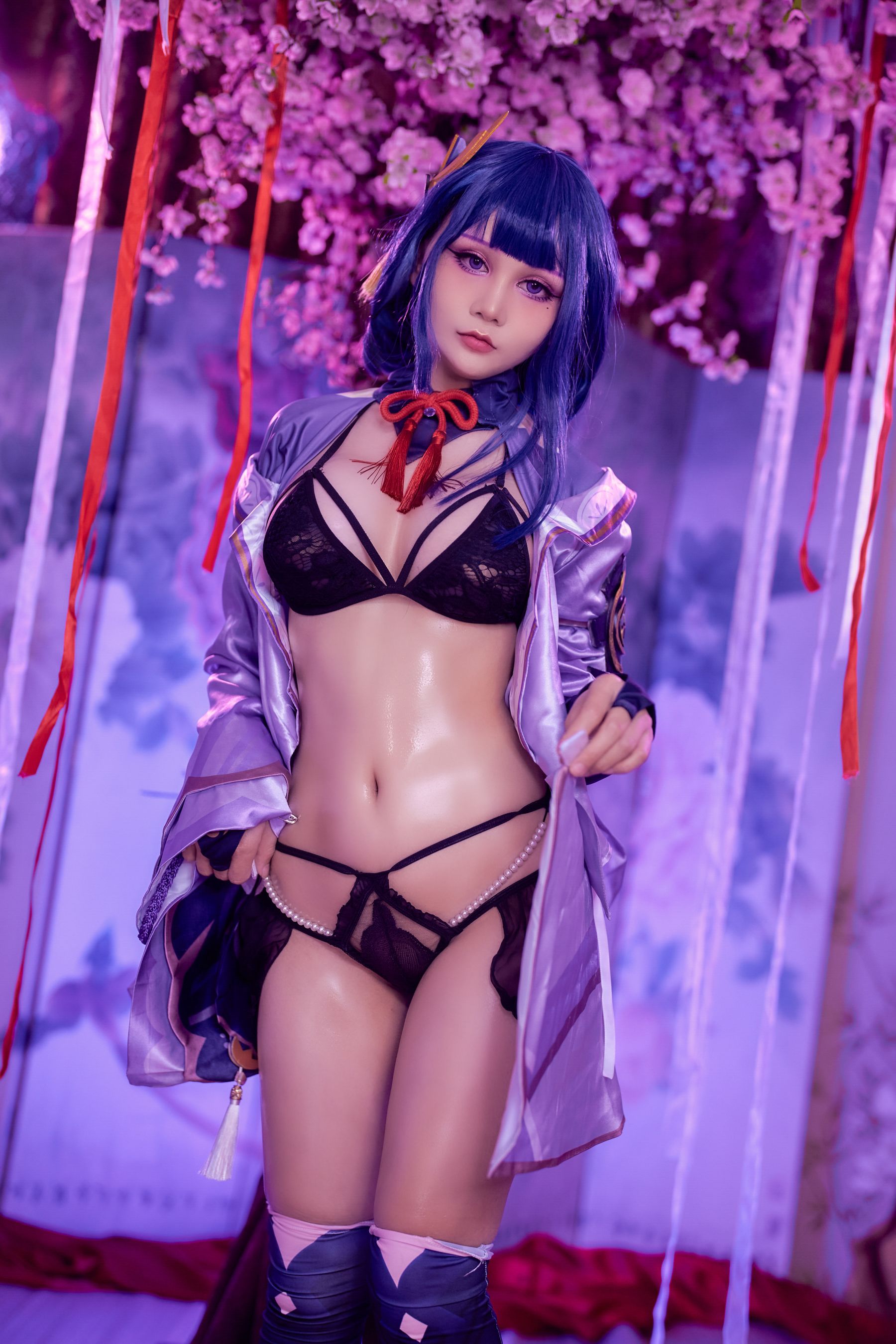 [福利COS] JOYCE - 原神 雷电将军第6张