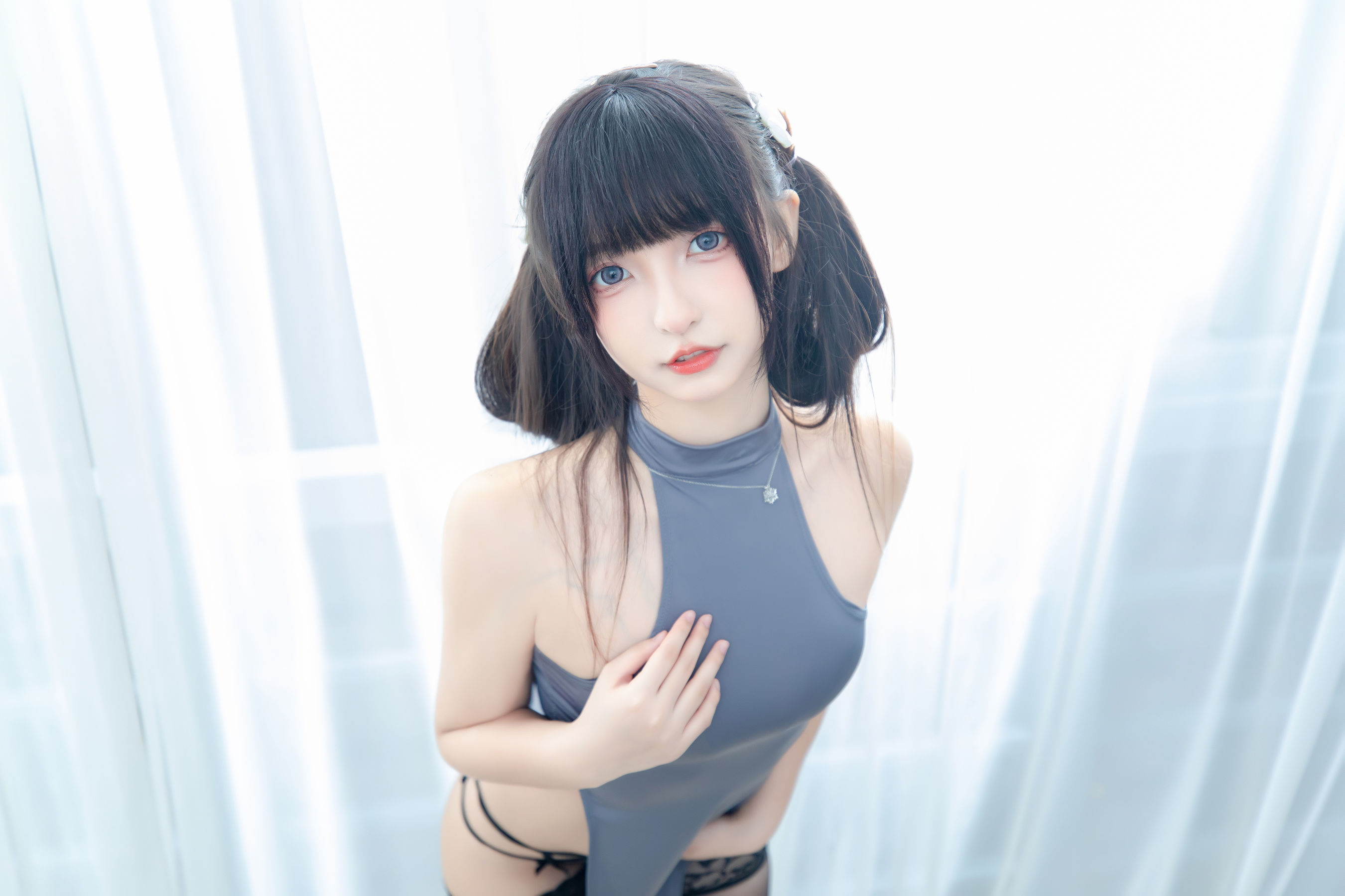 [福利COS] 萝莉神楽板真冬 之华灯初上第13张