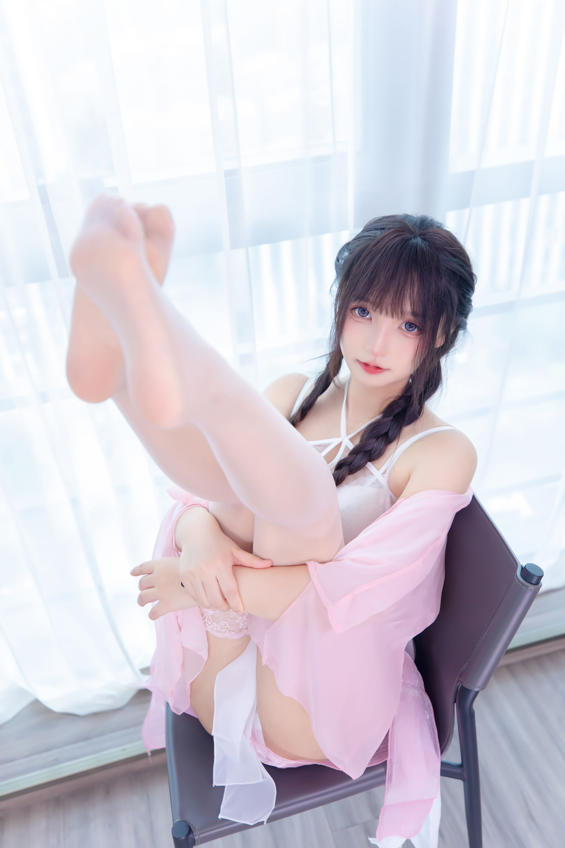 [福利COS] 萝莉神楽板真冬 之桃花潭水第22张