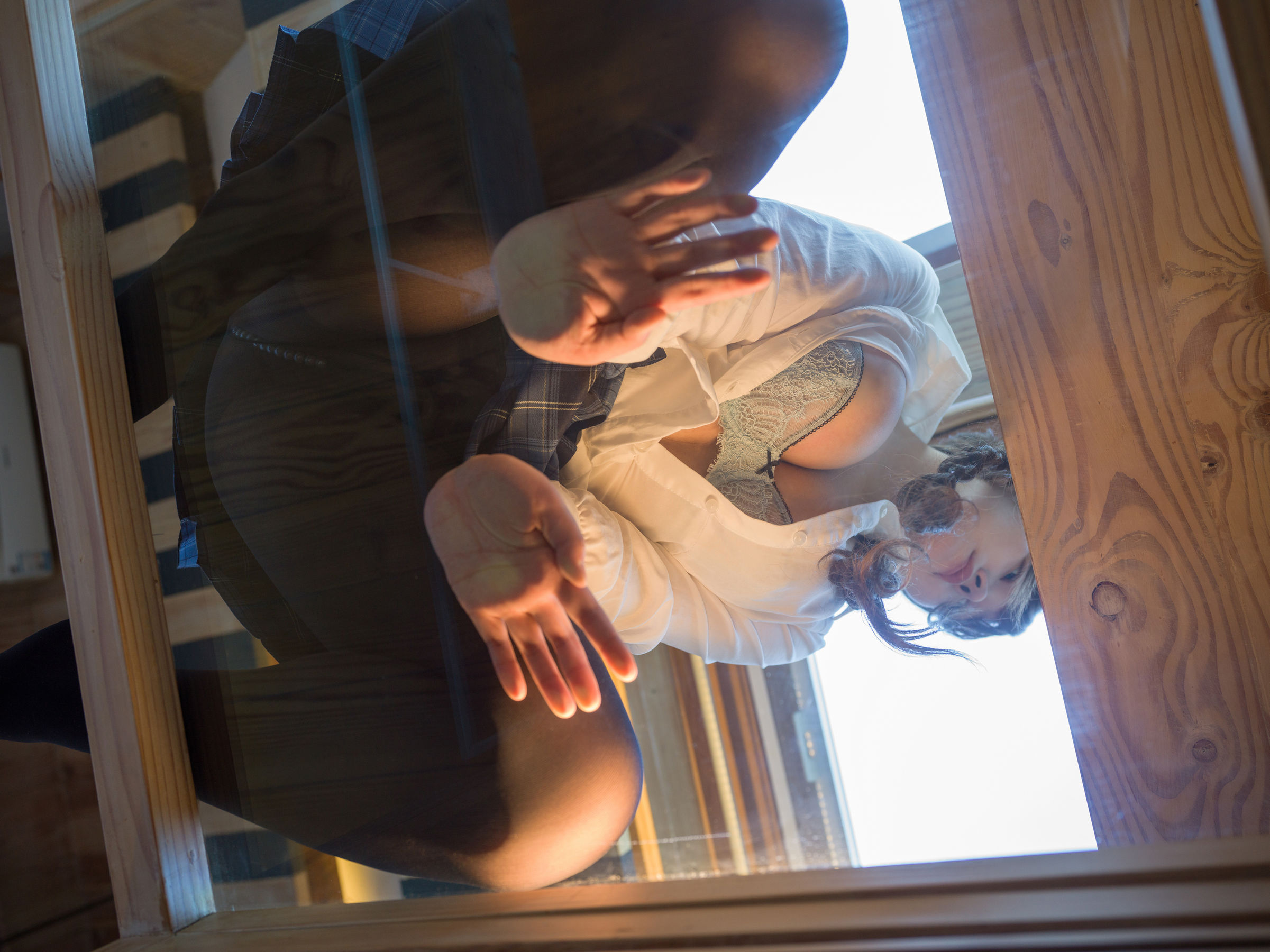 [福利COS] 麻花麻花酱 - 老师珍珠JK第21张