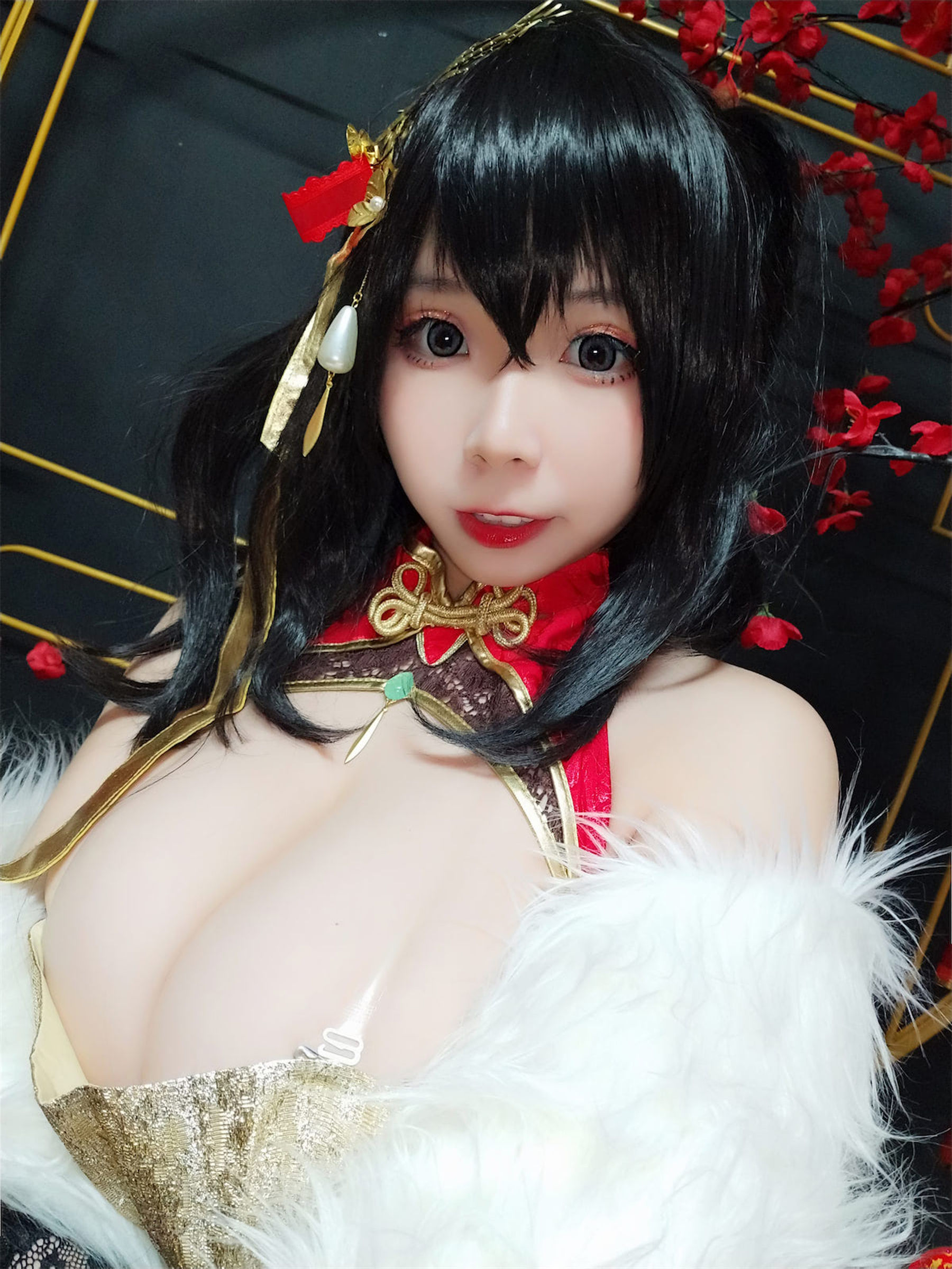 [福利COS] 自闭颜球球(无颜小天使wy) - 碧蓝航线 大凤红旗袍第15张