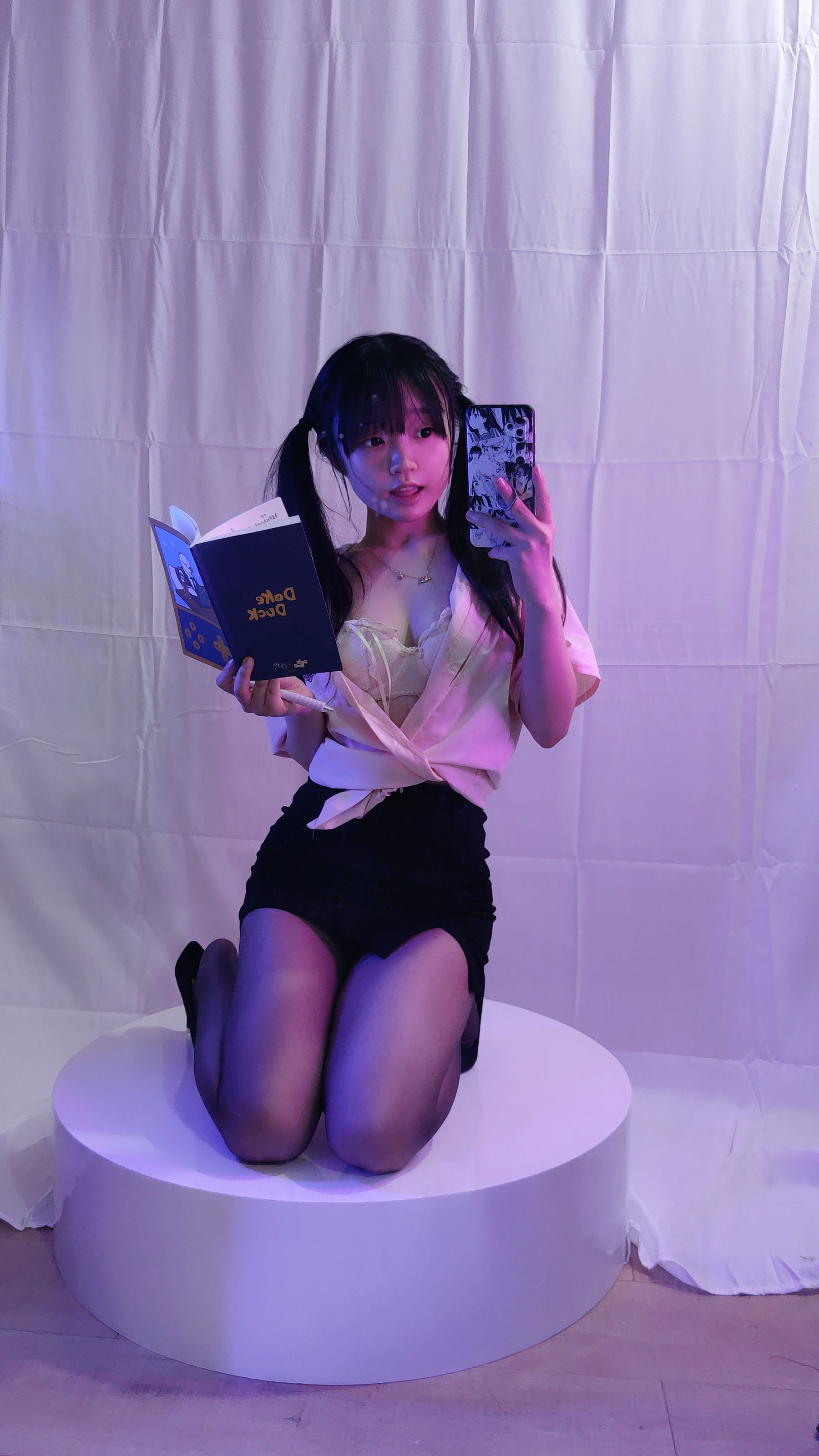 [福利COS] 神沢永莉 - 双马尾黑丝班主任第19张