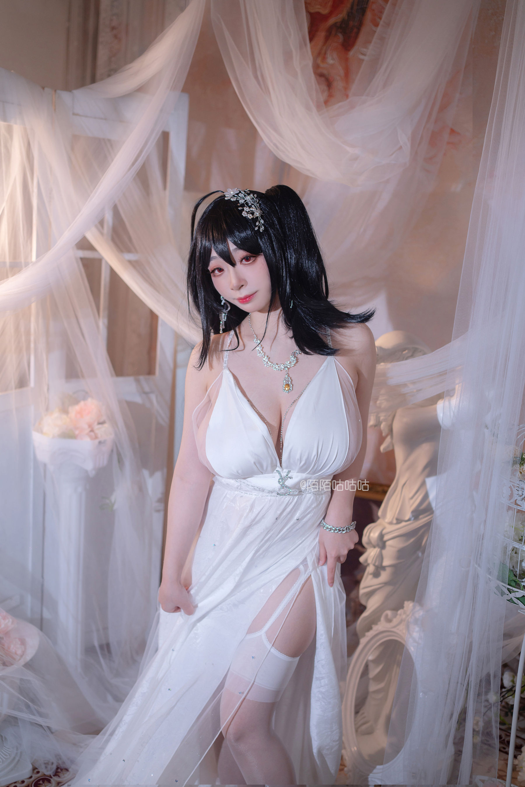 [福利COS] Cosplay美女韶陌陌 - 大凤 婚纱第7张