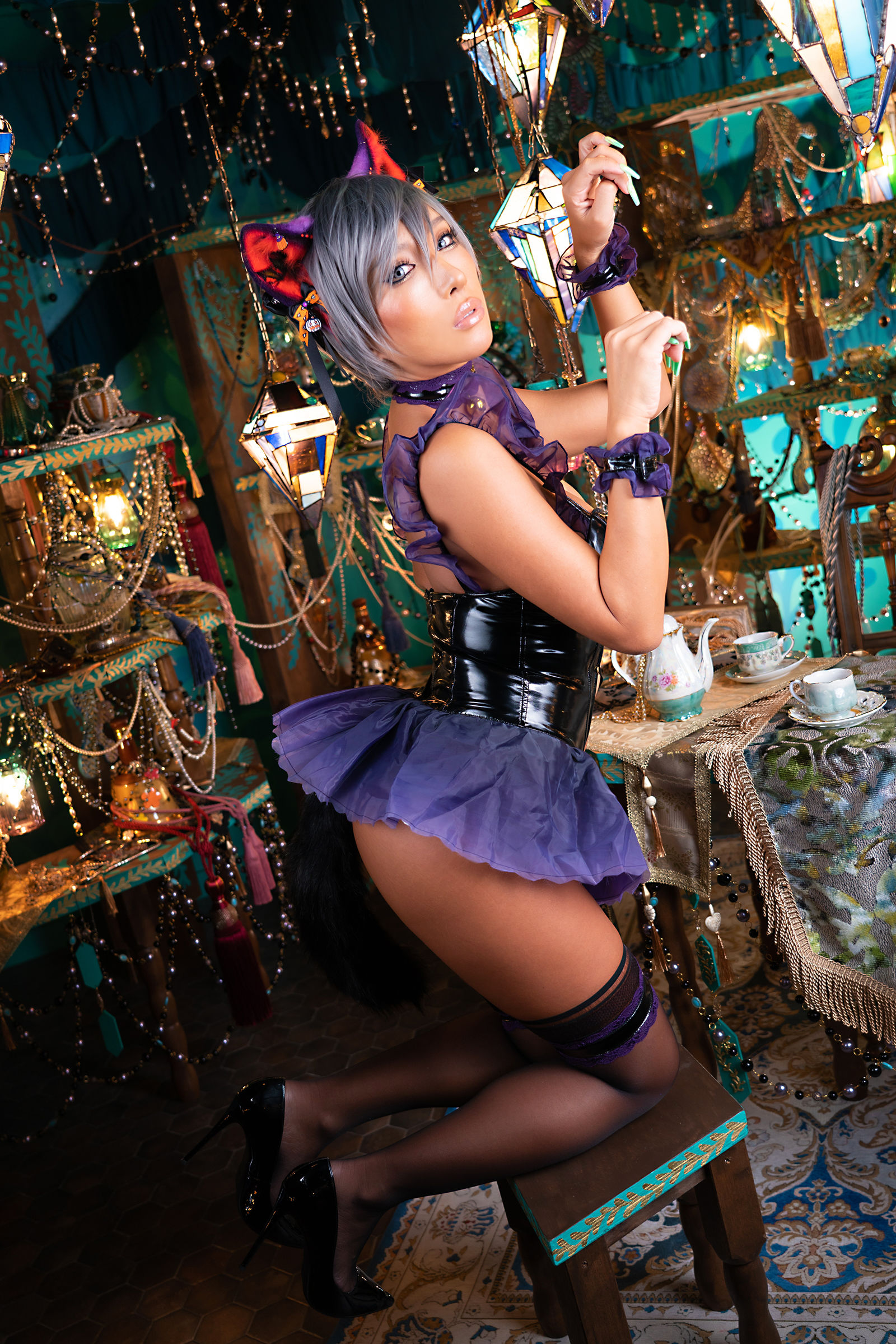 [福利COS] [Cosplay][nonsummerjack] non - ハロウィンキャットだにゃにゃにゃん第22张