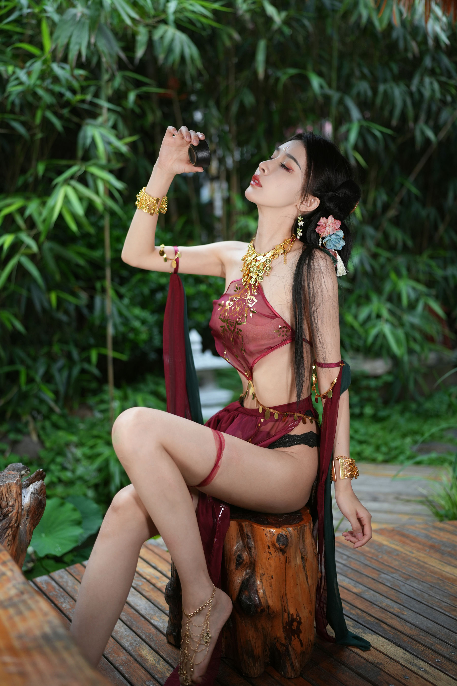 [福利COS] 余多多Dudu - 妲己的古风诱惑力第8张