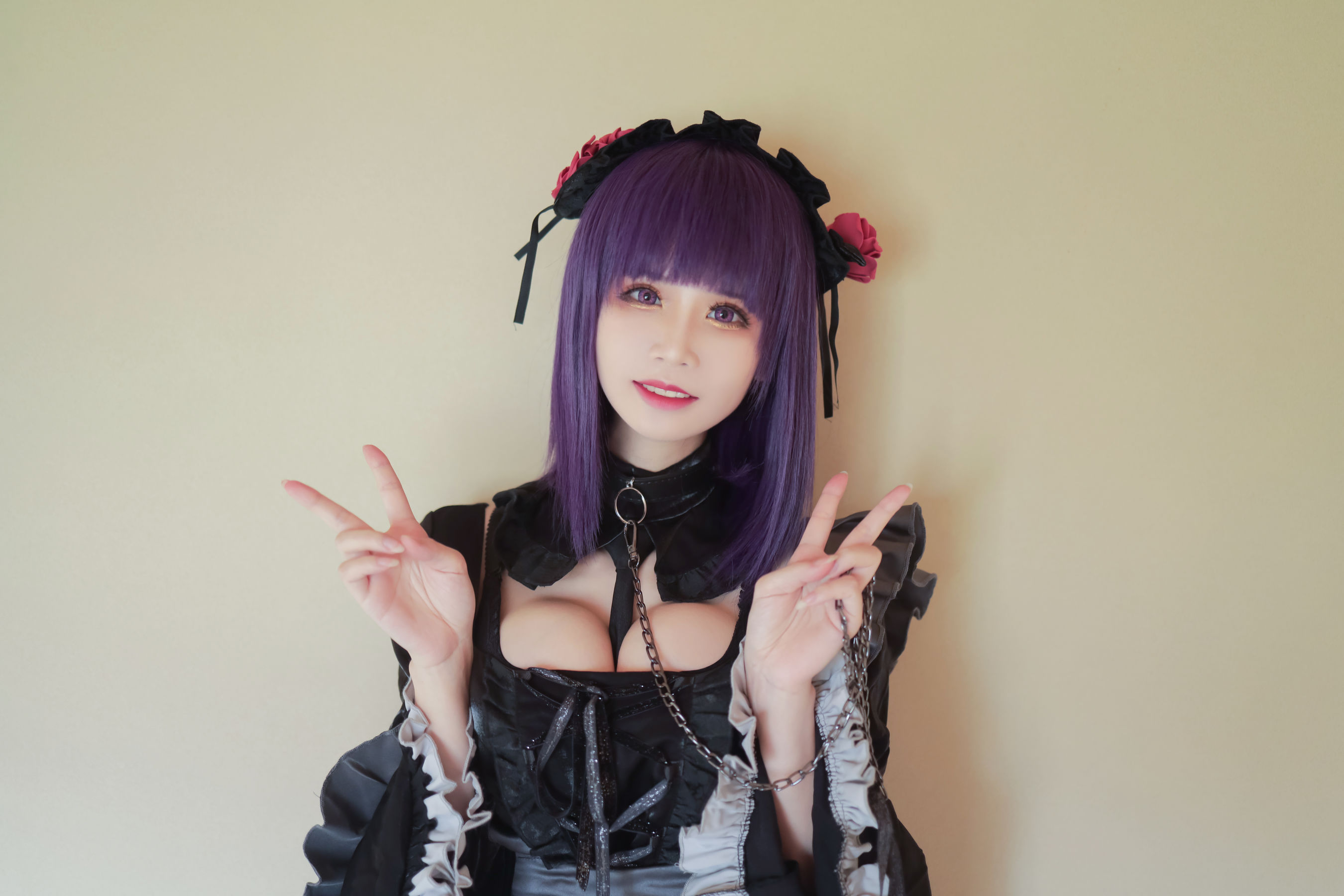 [福利COS] 动漫博主爱老师_PhD - 喜多川海梦 洛丽塔第3张