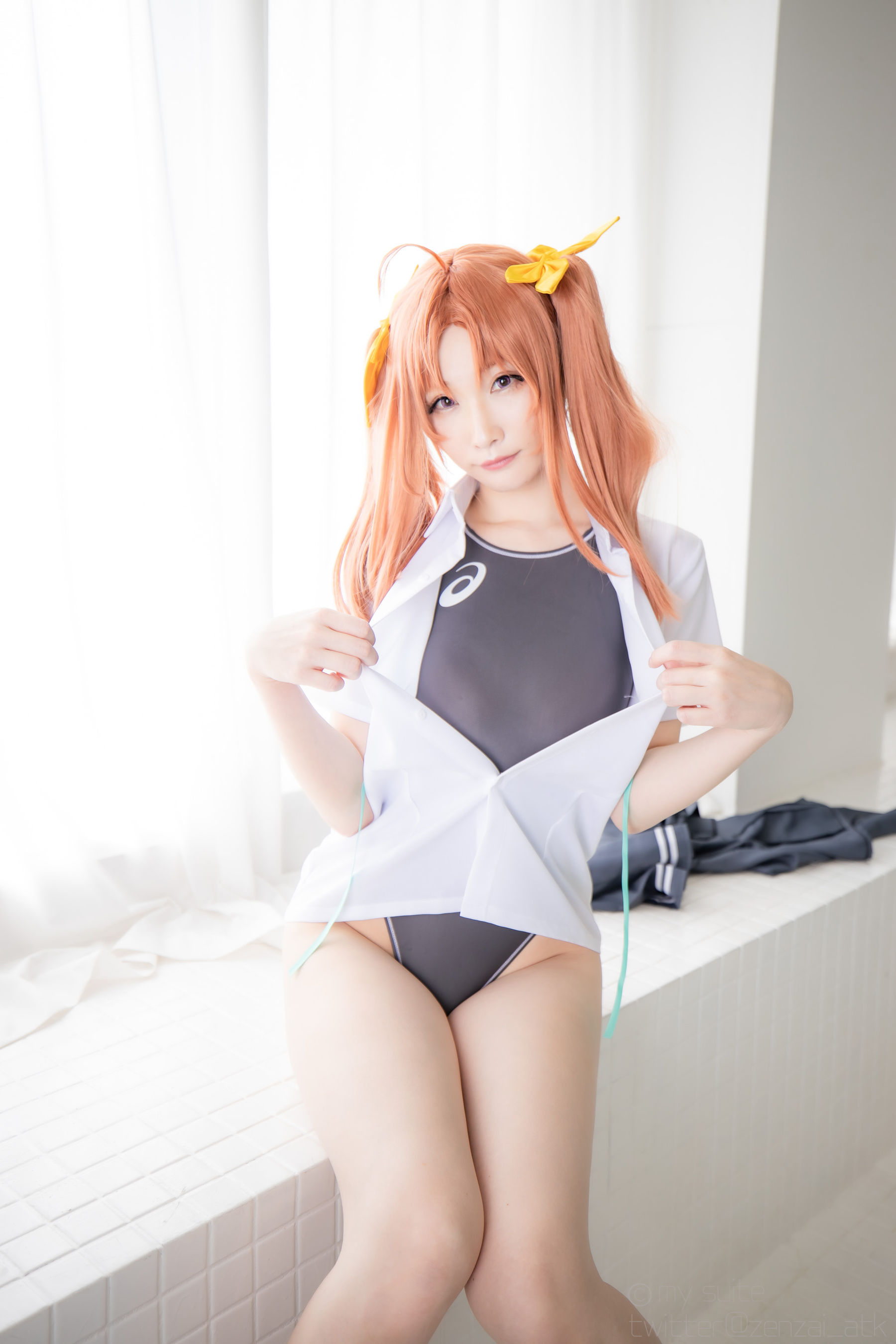 [福利COS] (Cosplay)[my suite] Atsuki あつき - スパッツと競泳水着を堪能するROM Suite Collection.36第19张