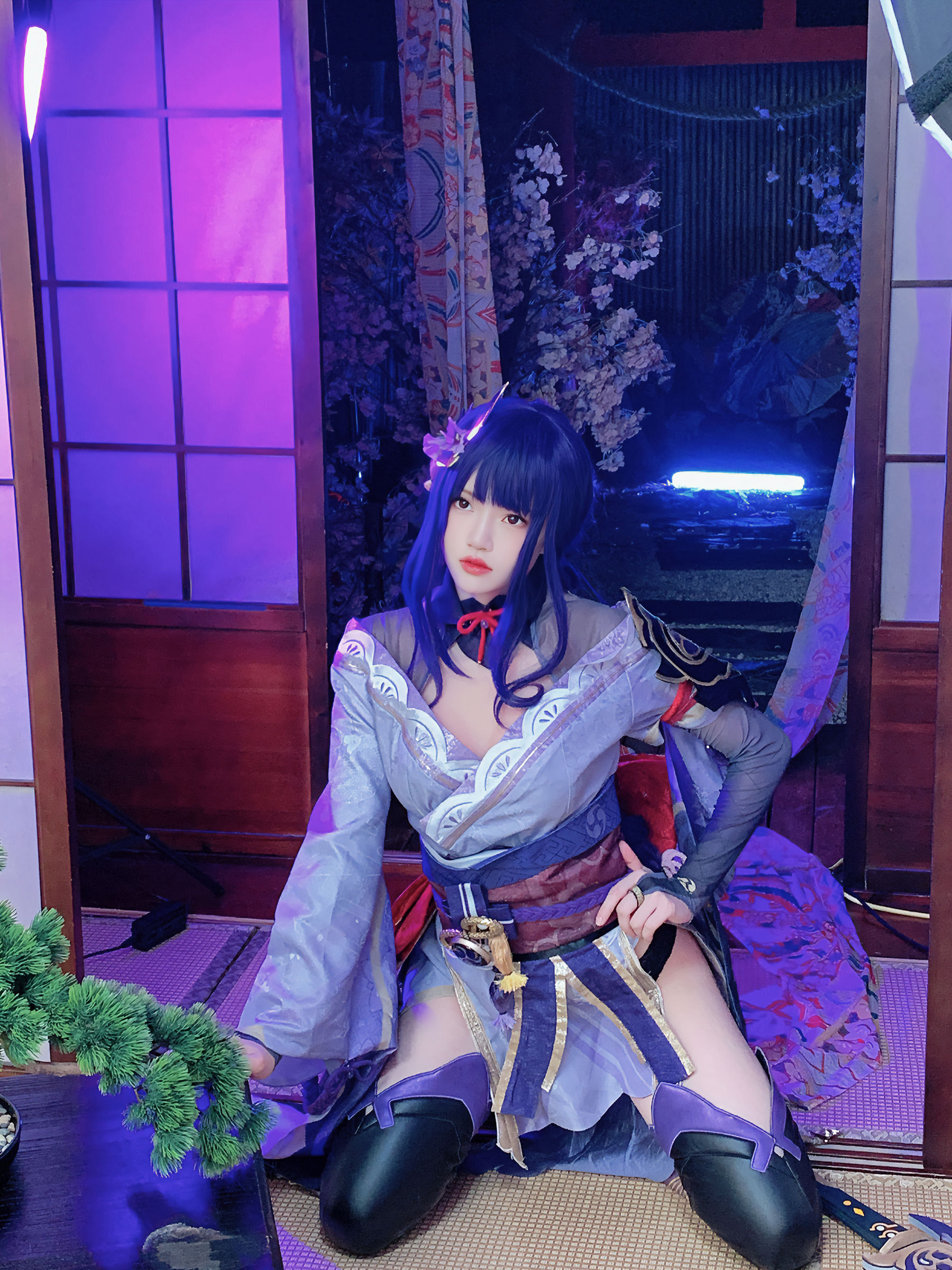 [福利COS] 桜桃喵 - 雷电将军第17张
