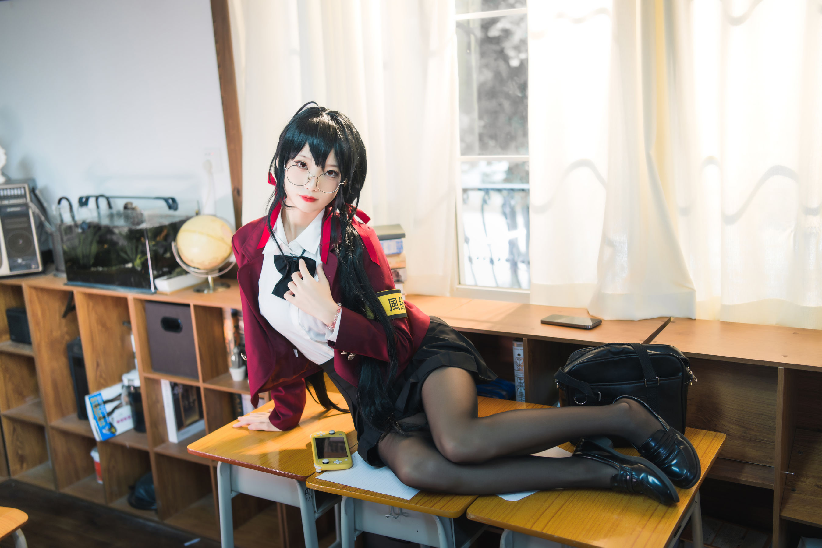 [福利COS] 狐玖玖 - 碧蓝航线 大凤JK第1张