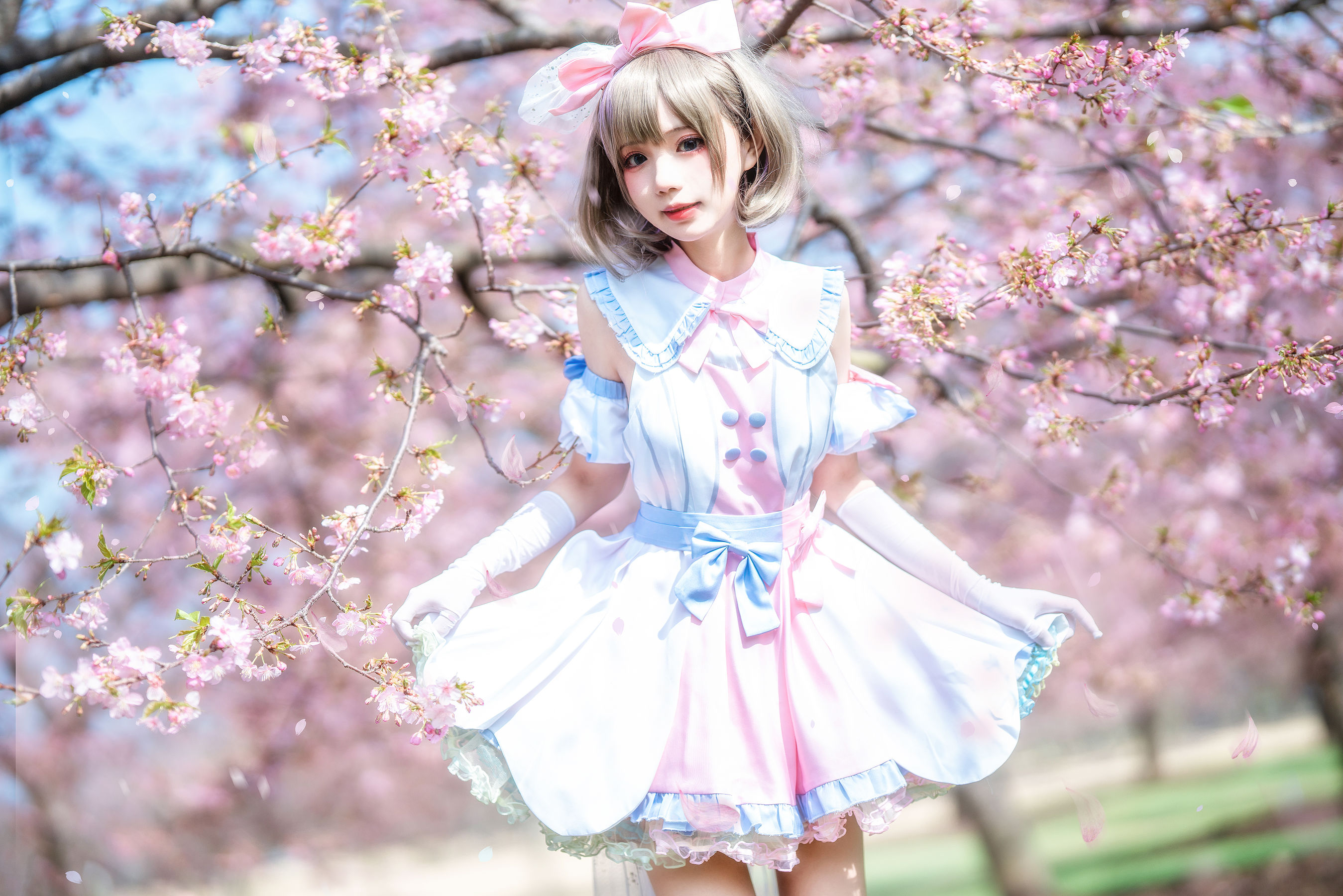 [福利COS] 花柒Hana - 唐可可打歌服第4张