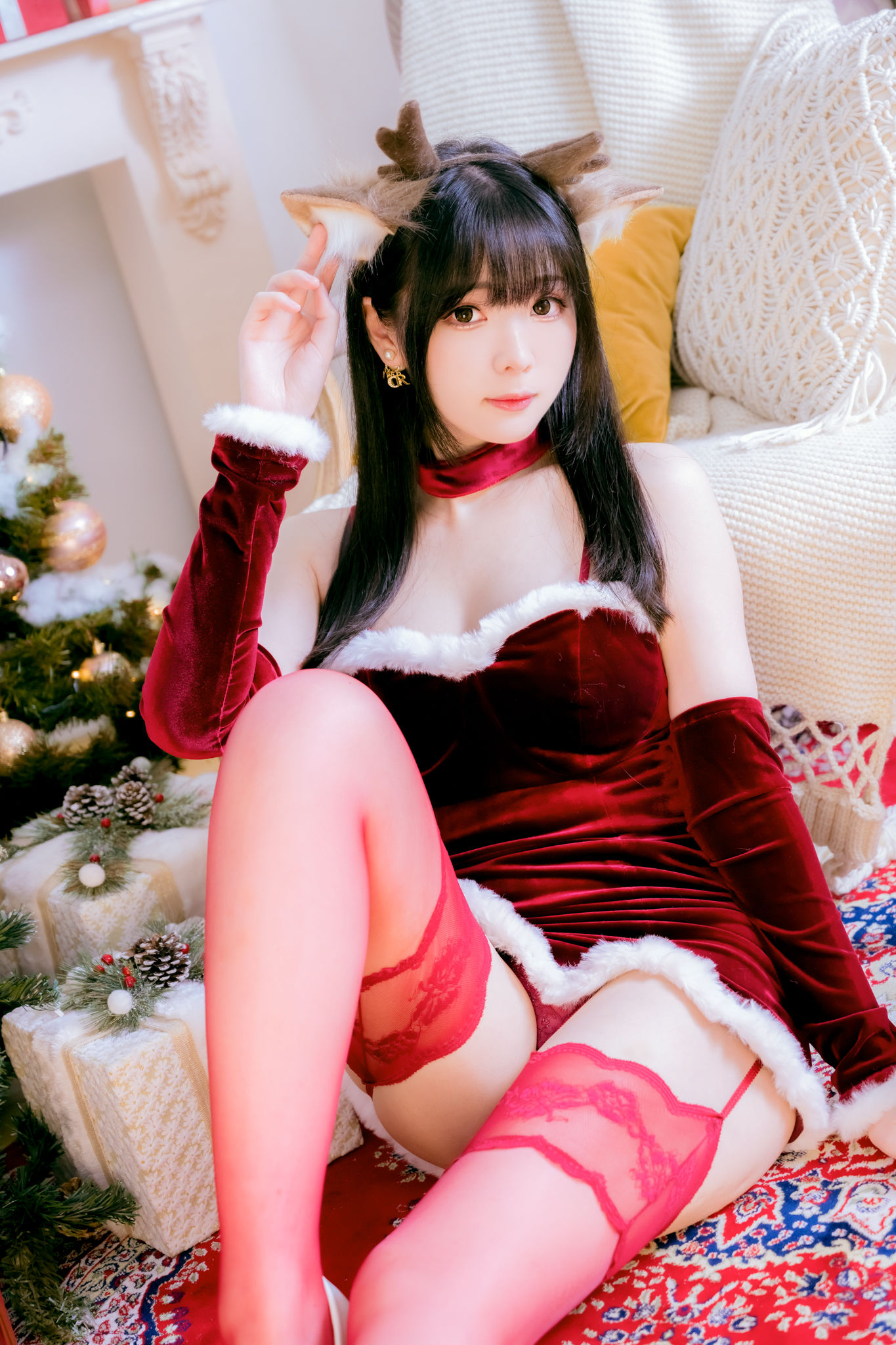 [福利COS] 微博妹纸霜月shimo[fantia] 2022-12-25 メリー・クリスマス！！第7张