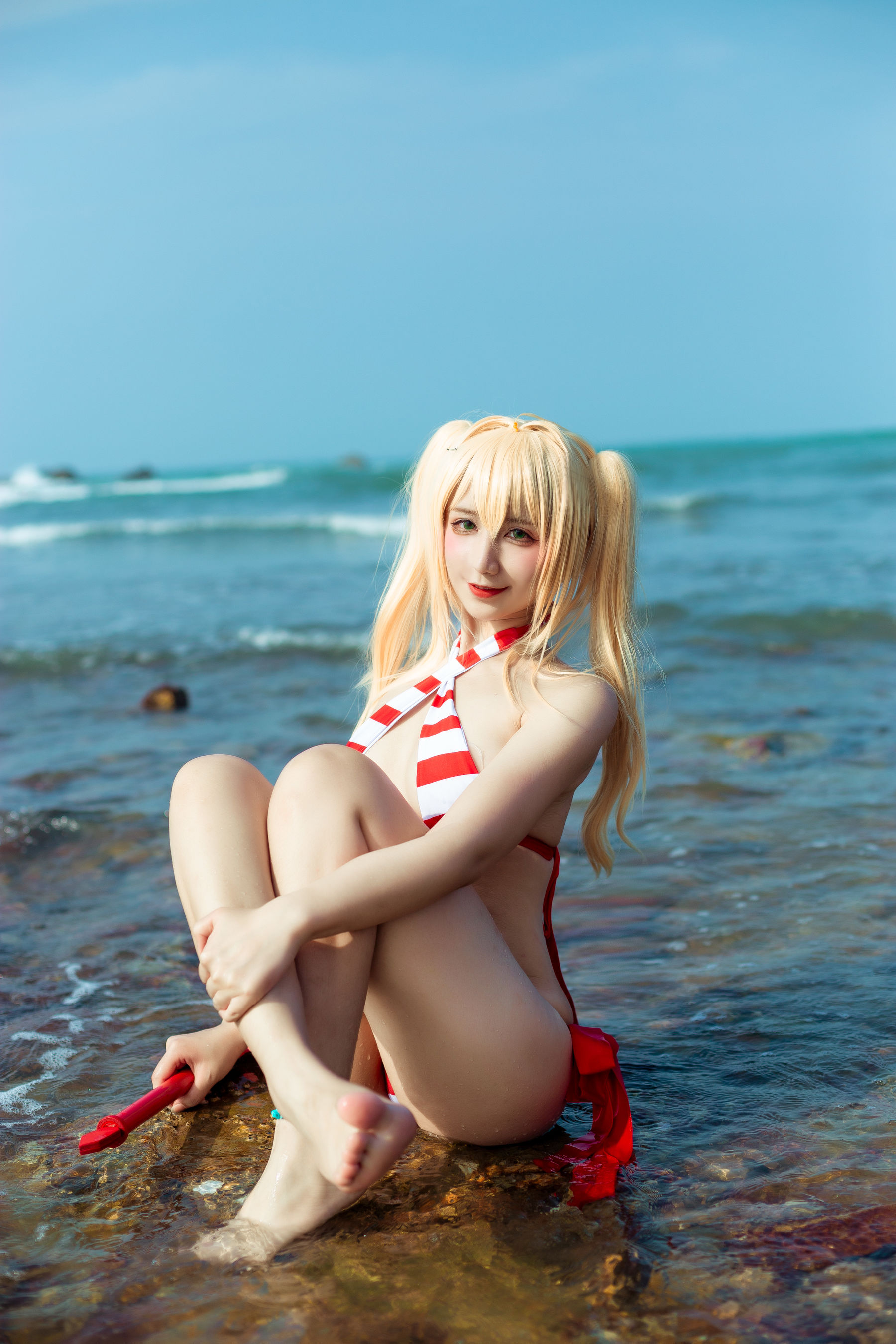 [福利COS] 动漫博主九曲Jean - 尼禄泳装第5张