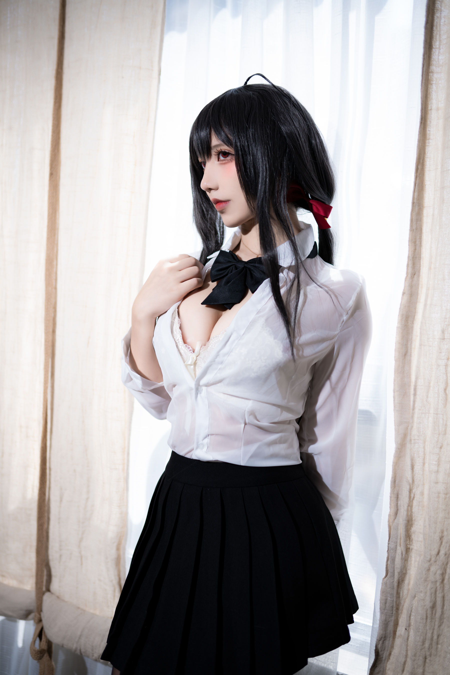 [福利COS] 动漫博主九曲Jean - 大凤风纪委员第13张