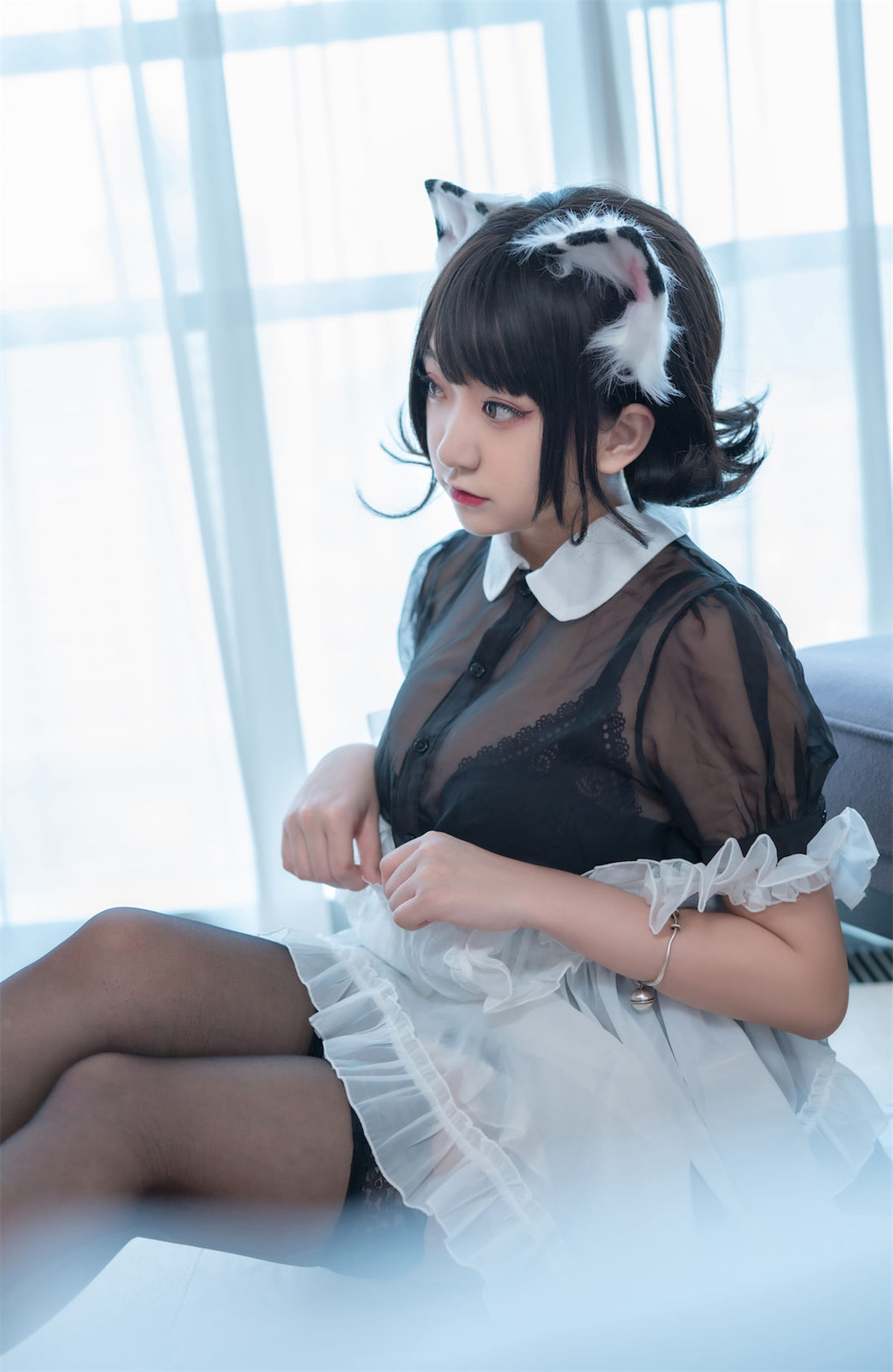 [福利COS] 动漫博主恩田直幸 - 奶牛猫女仆第15张