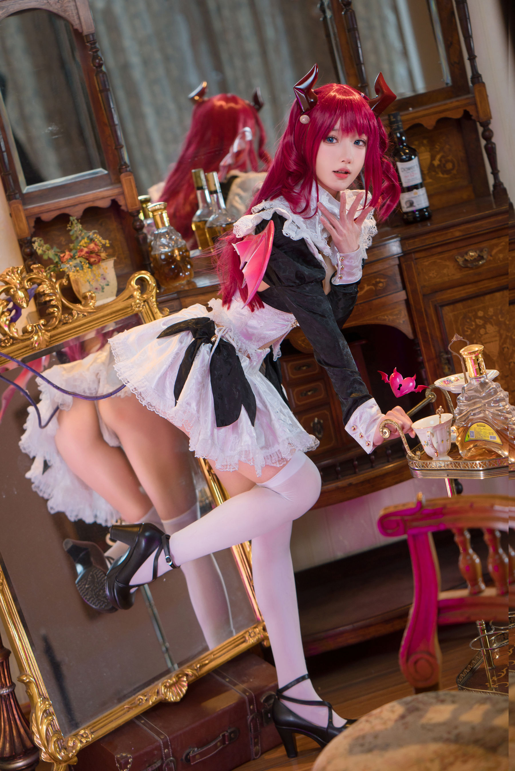 [福利COS] 动漫博主阿包也是兔娘 - 莉莉娅女仆第6张