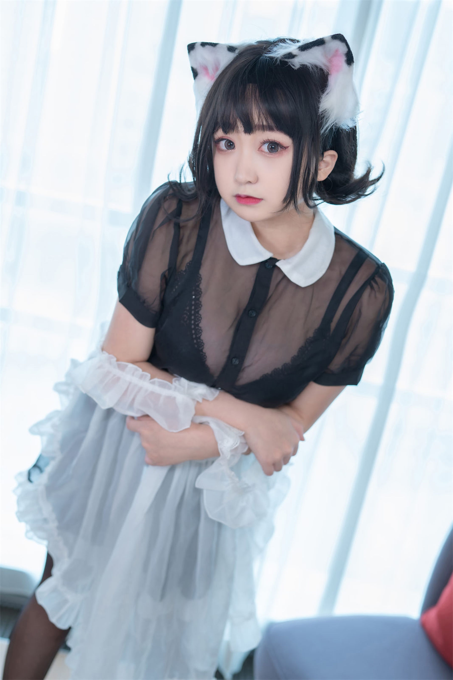 [福利COS] 动漫博主恩田直幸 - 奶牛猫女仆第10张