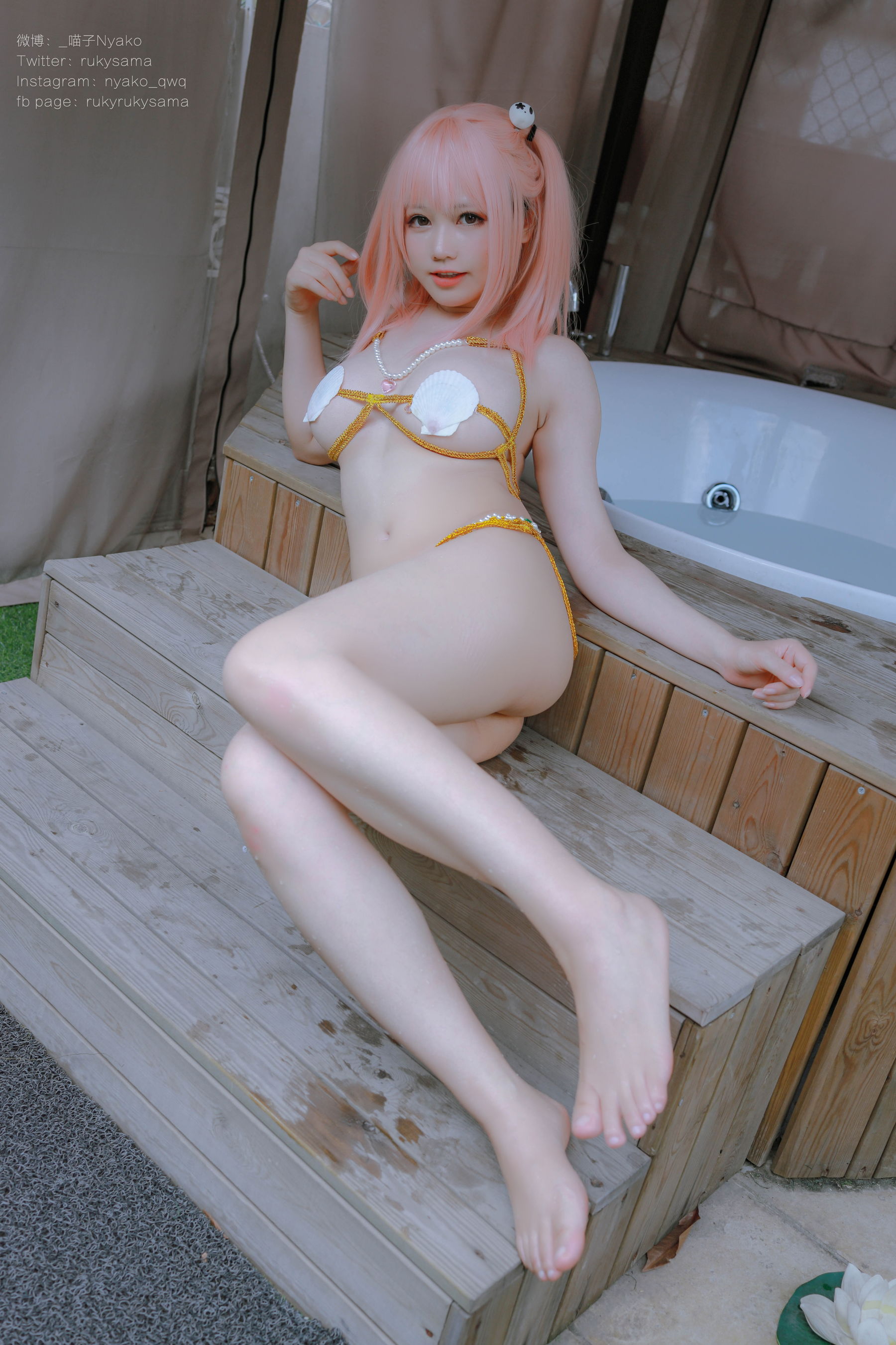 [福利COS] 萌妹子Nyako喵子 - DOAほのか 贝壳第17张