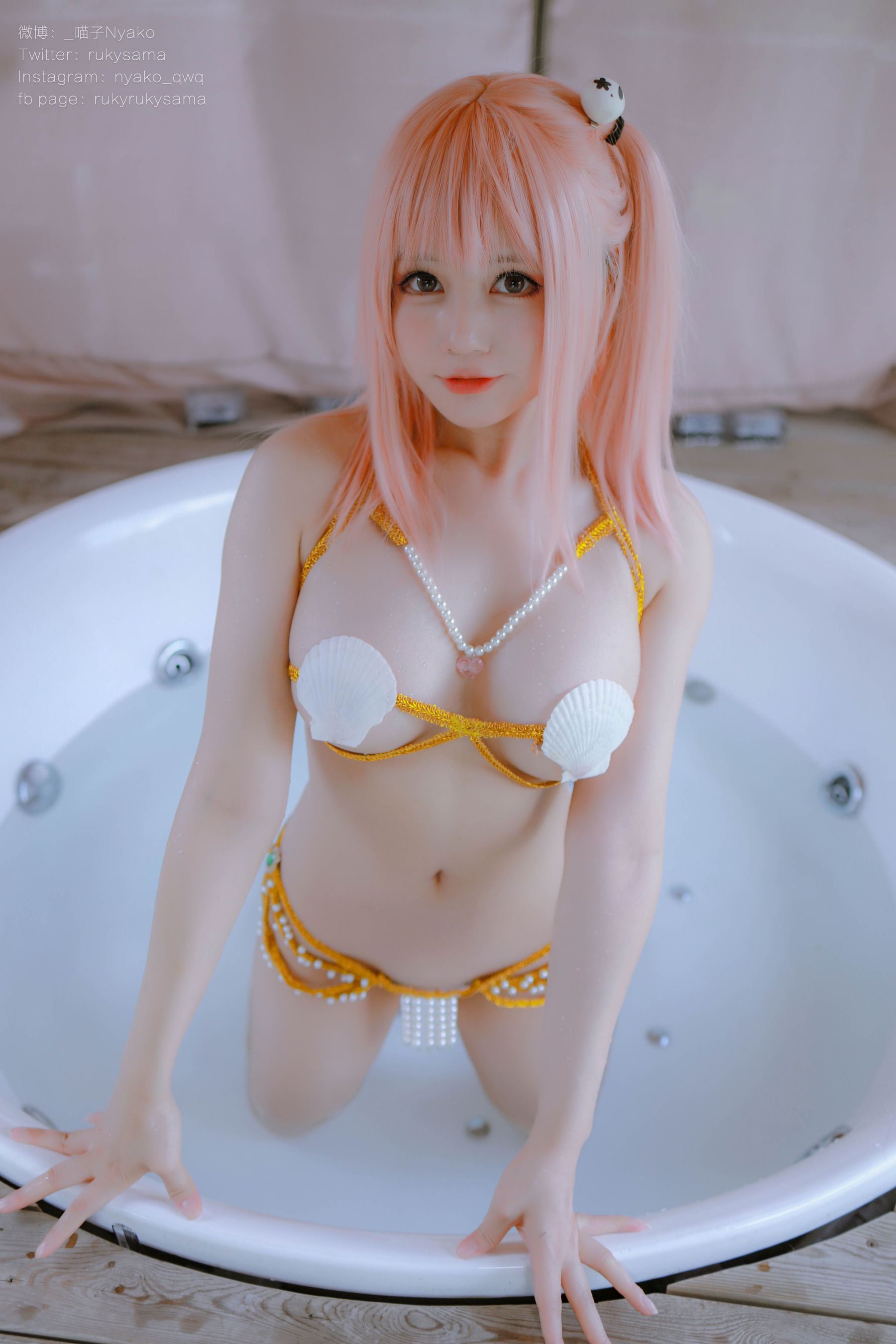 [福利COS] 萌妹子Nyako喵子 - DOAほのか 贝壳第14张