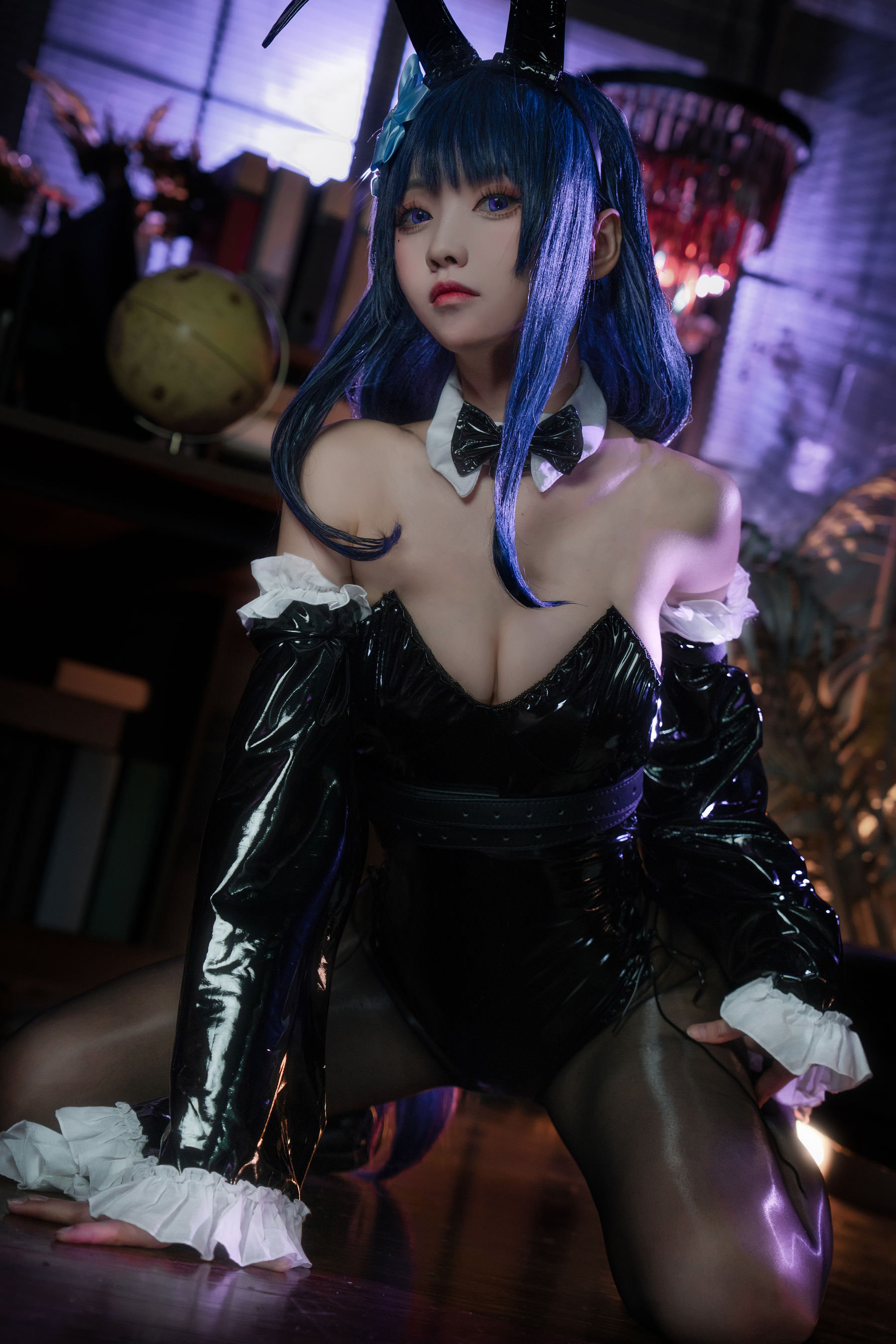 动漫博主大大卷卷小卷 - 原神雷电将军 兔女郎第2张