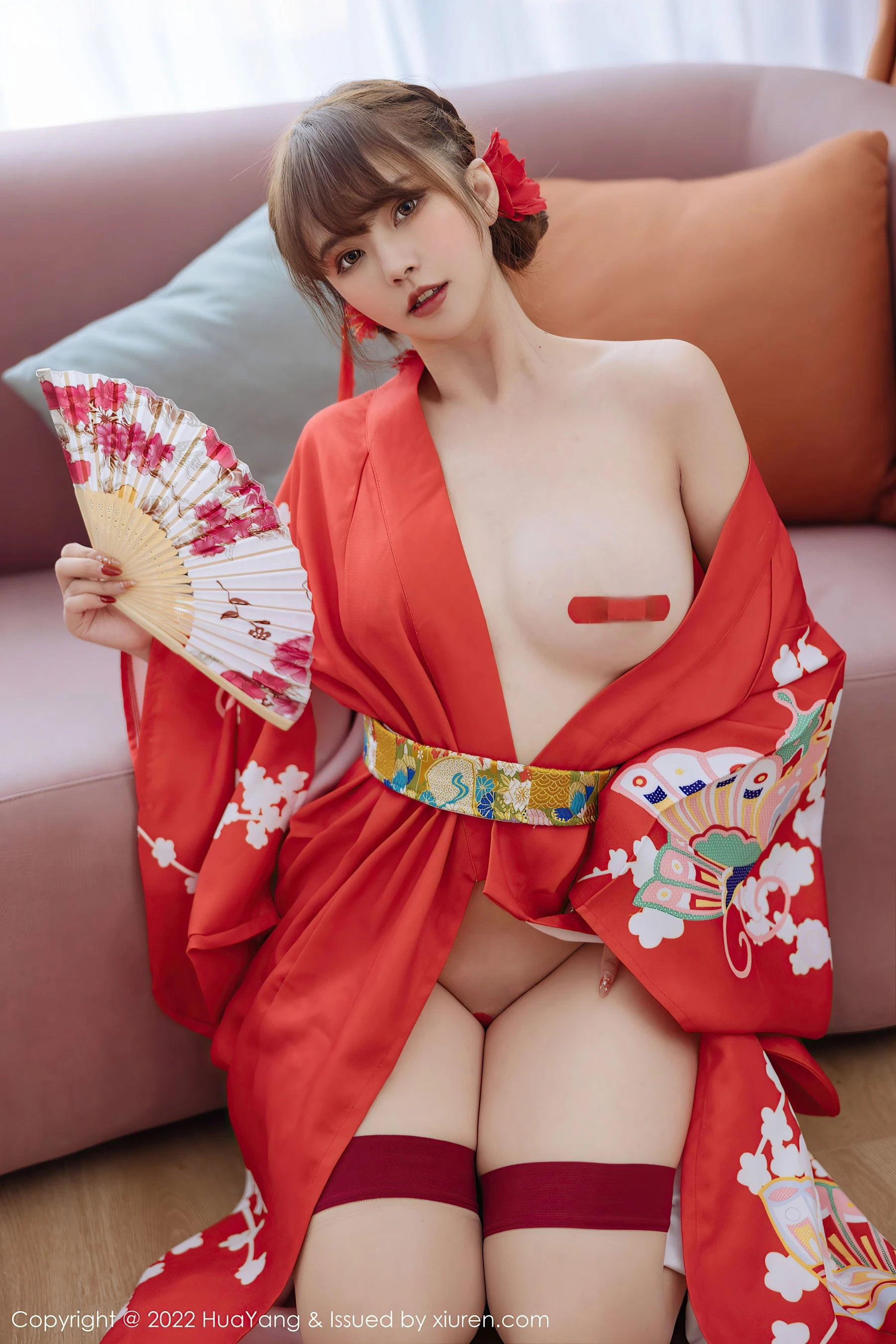  花漾 VOL.518 张思允Nice 和服美臀第3张