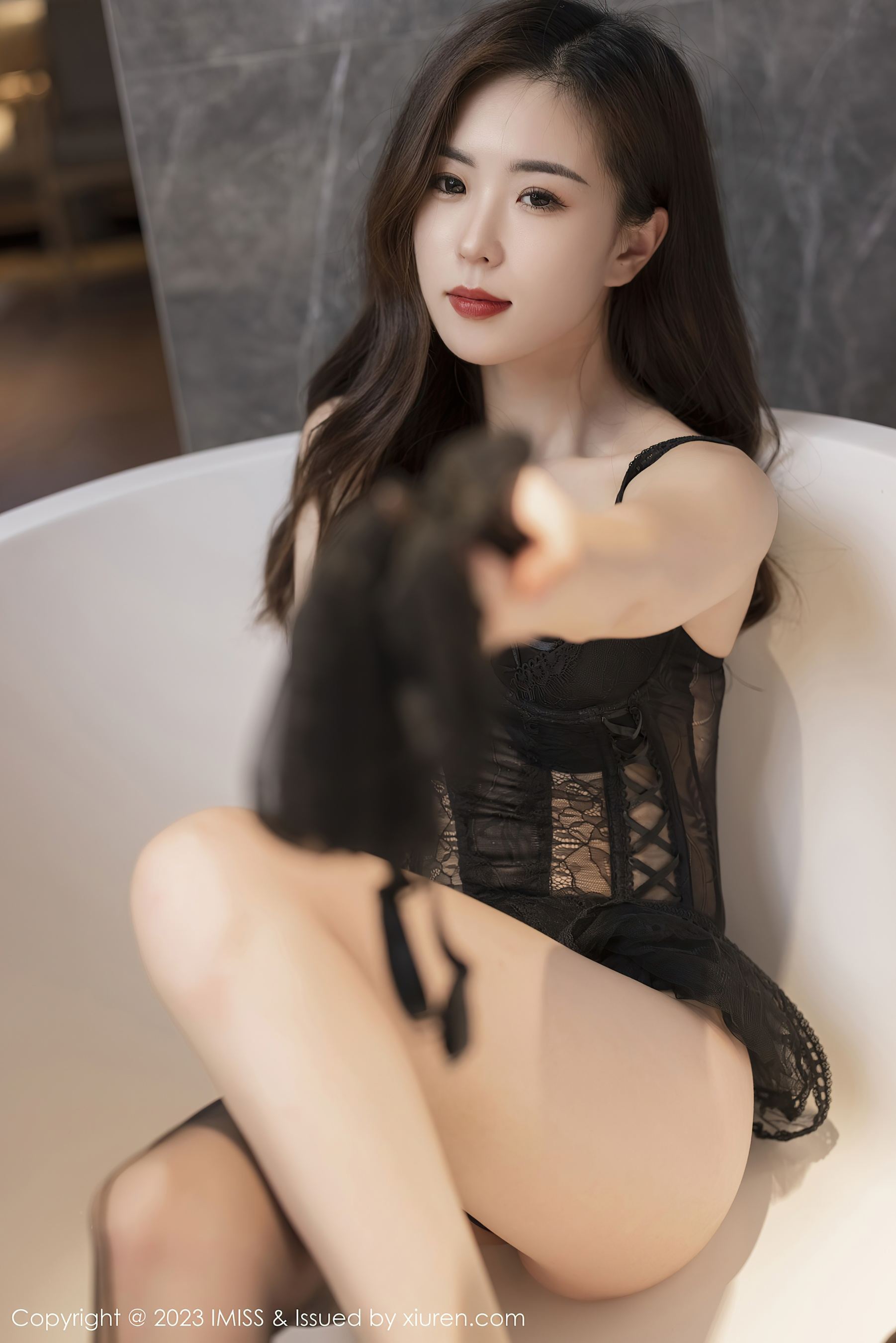  爱蜜社 VOL.723 杨紫嫣candy 黑丝美腿第16张