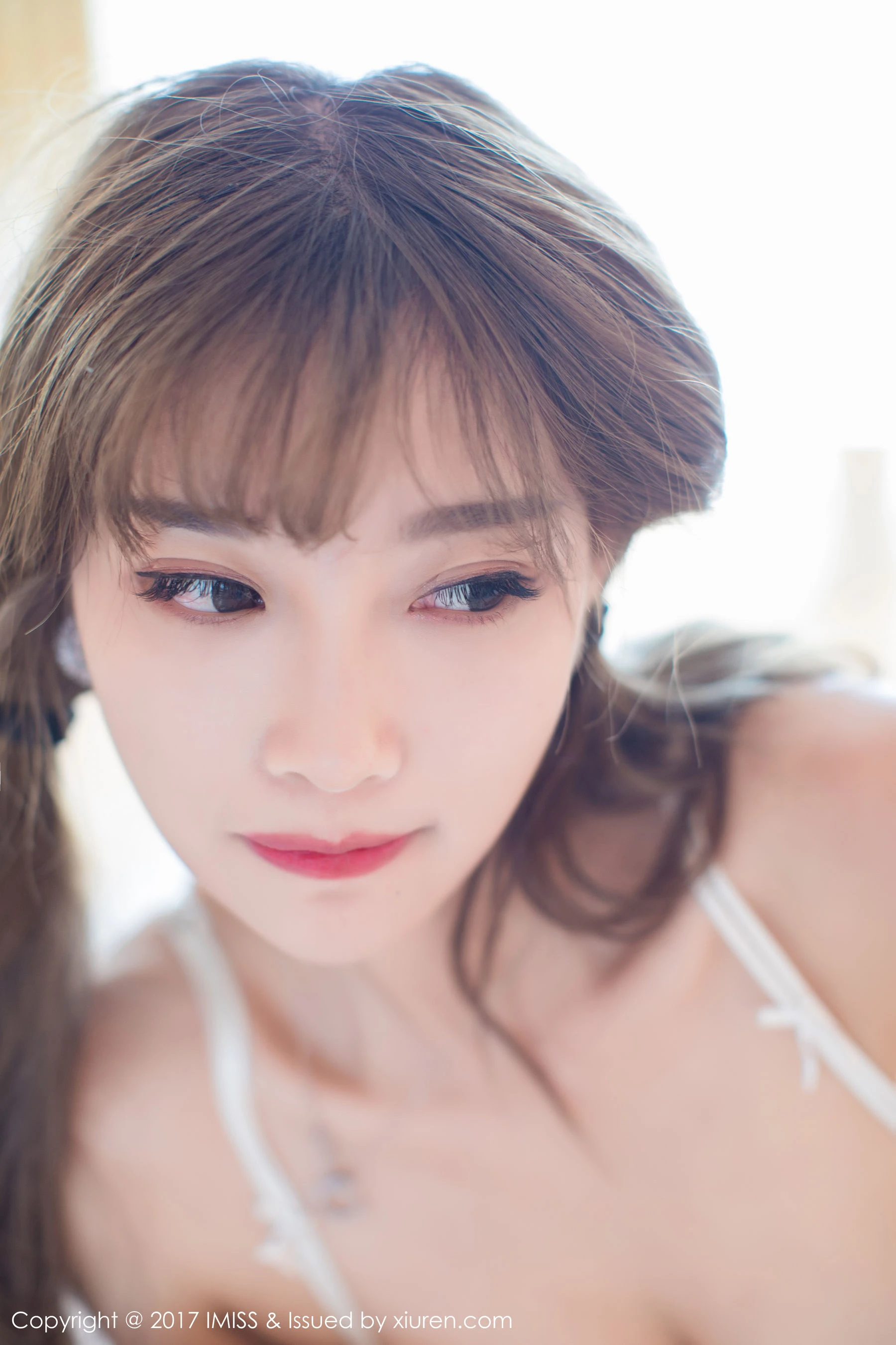  杨晨晨sugar《蕾丝网袜与性感比基尼》 爱蜜社IMiss Vol.183第2张