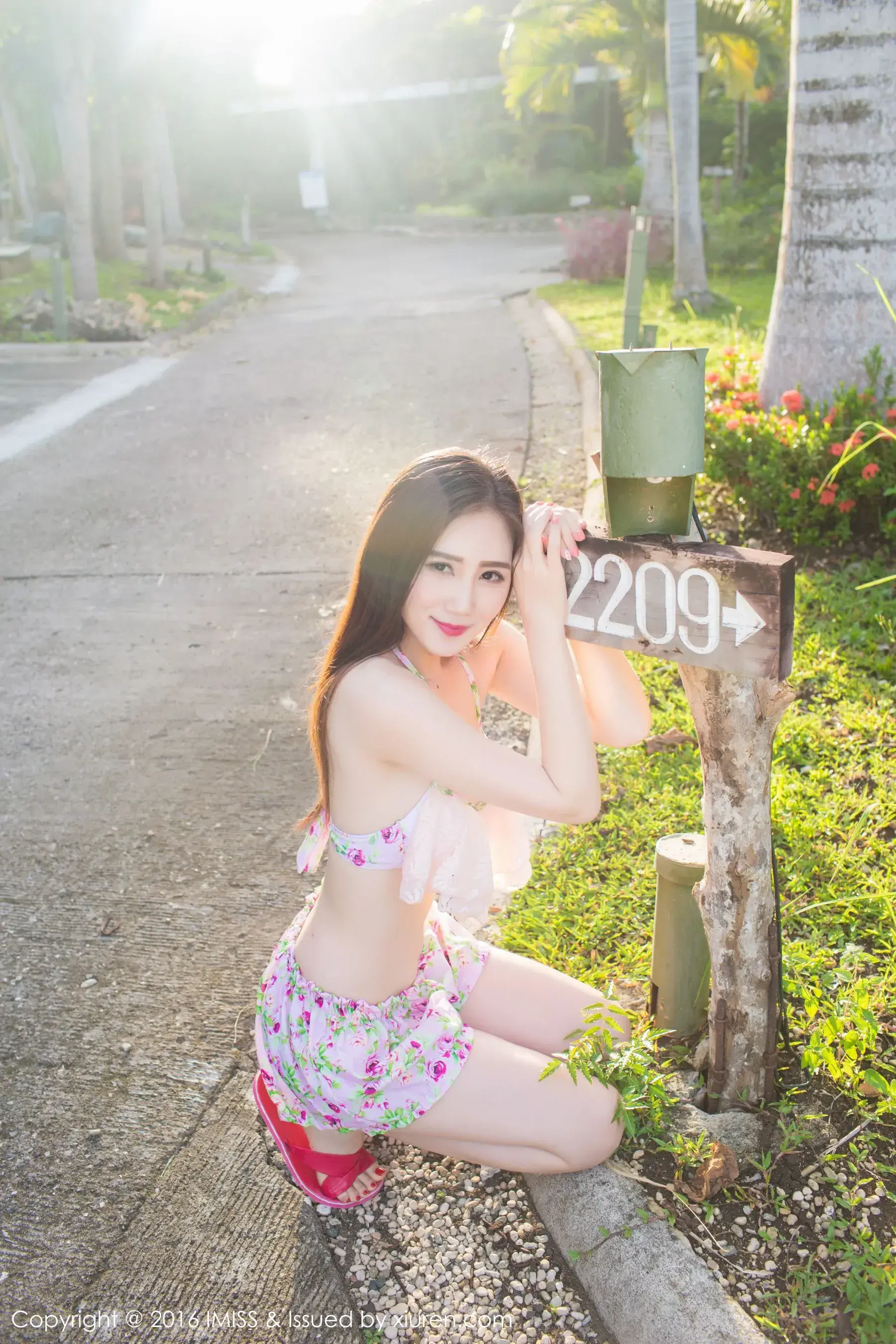  SISY思《外拍2套清新泳装》 爱蜜社IMiss Vol.065第9张