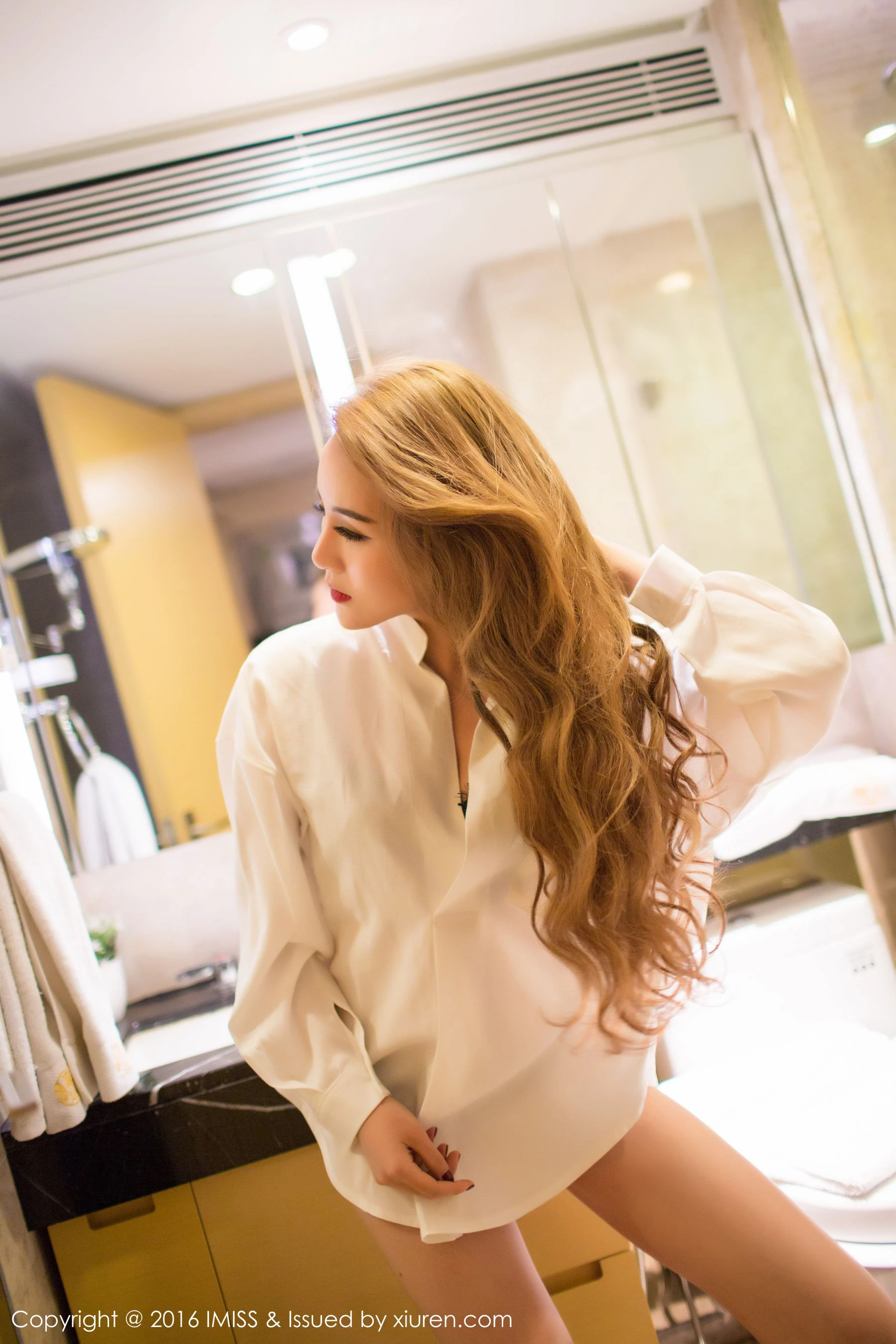  江欢欢fon《身材高挑，颜值靓丽、修长美腿》 爱蜜社IMiss Vol.071第14张
