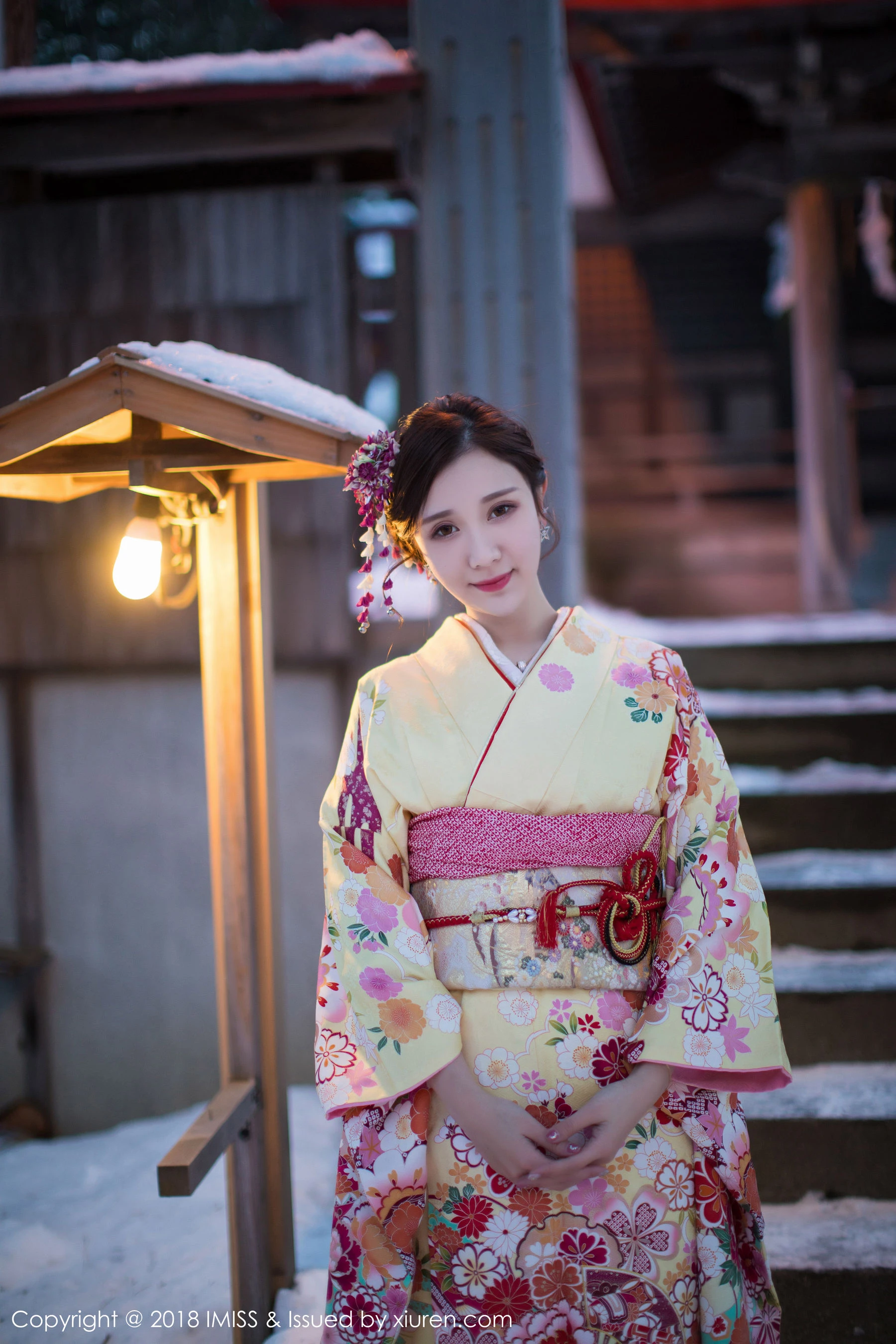  淼淼萌萌哒《北海道旅拍》 爱蜜社IMiss Vol.242第11张