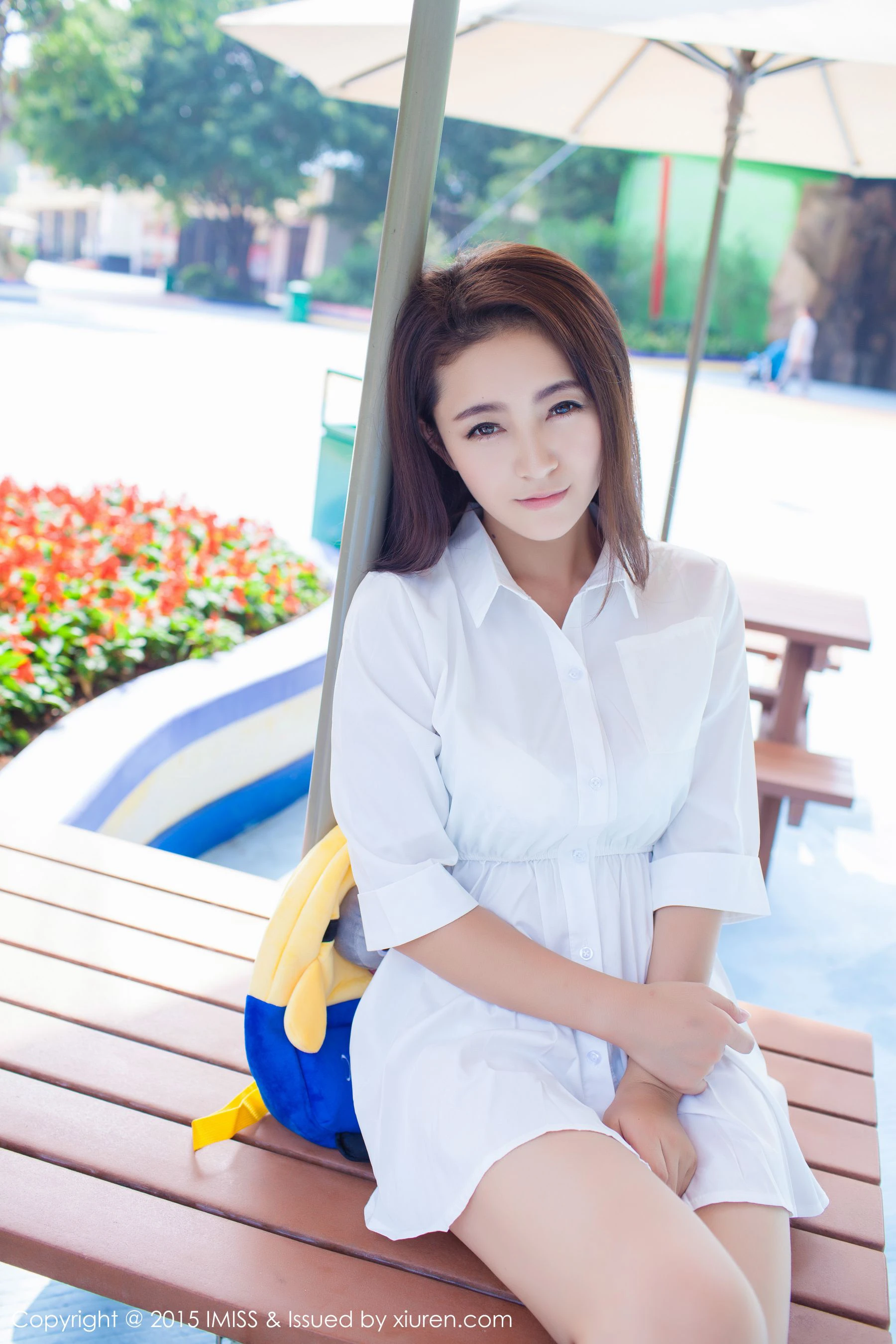  夏茉GIGI《小清新街拍》 爱蜜社IMiss Vol.053第6张