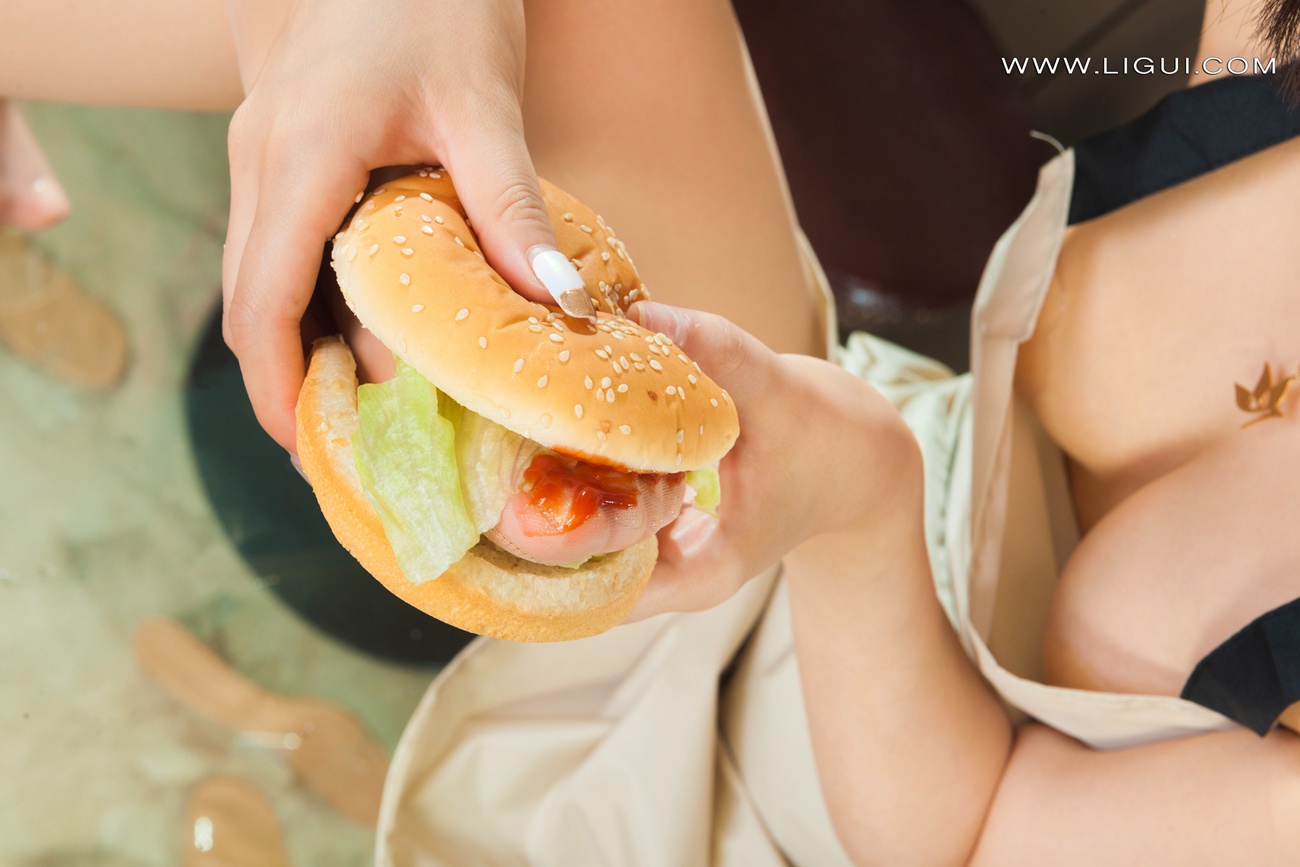 [Ligui丽柜]2022.03.18 《莲食记-超级汉堡》小智贤第18张