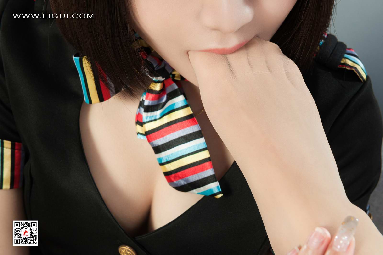 Ligui丽柜 2022.04.14 网络丽人 Model 汐汐&amp;小七第24张