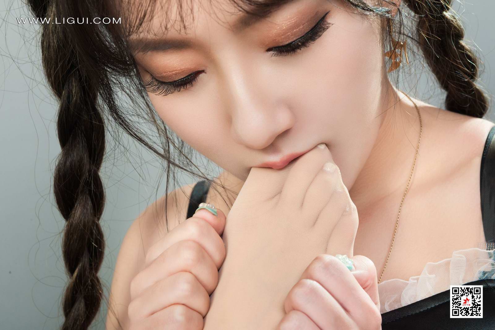 Ligui丽柜 2022.04.14 网络丽人 Model 汐汐&amp;小七第17张